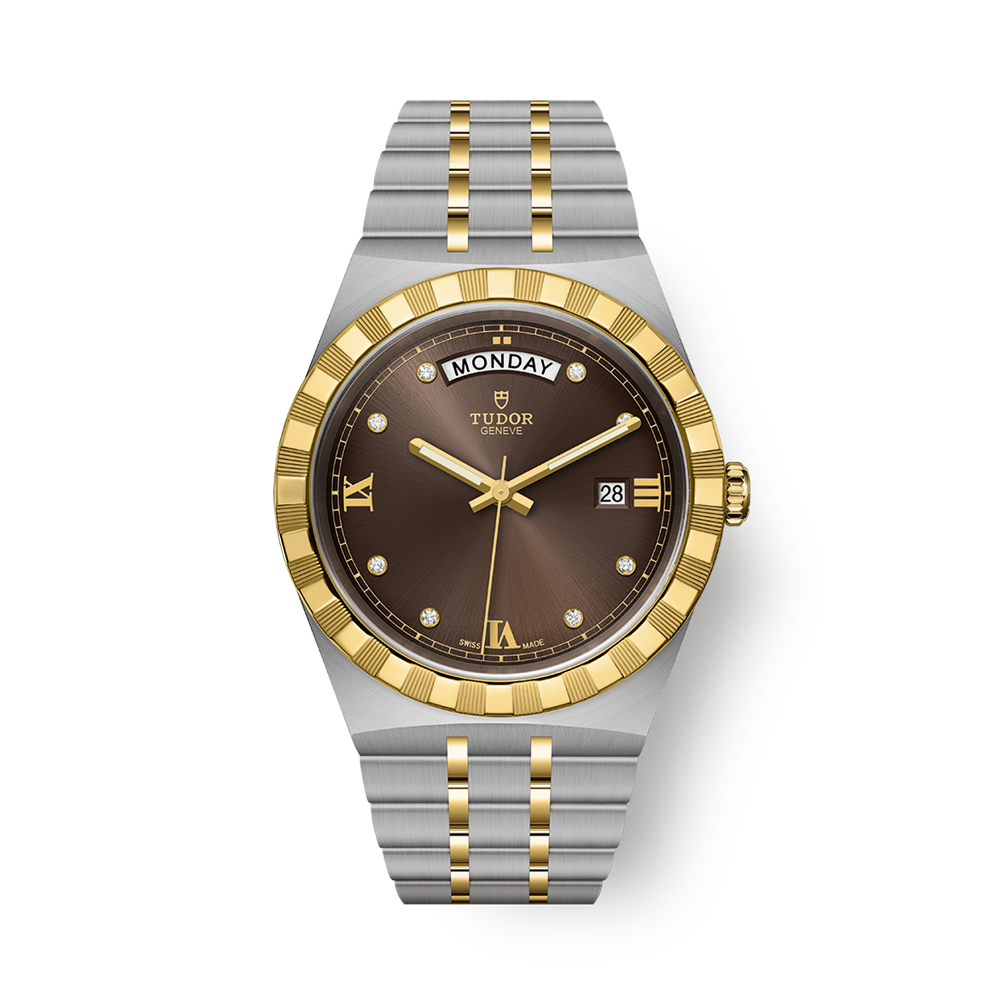 Tudor Royal 41mm, Brown Dial, Diamond Numerals_1