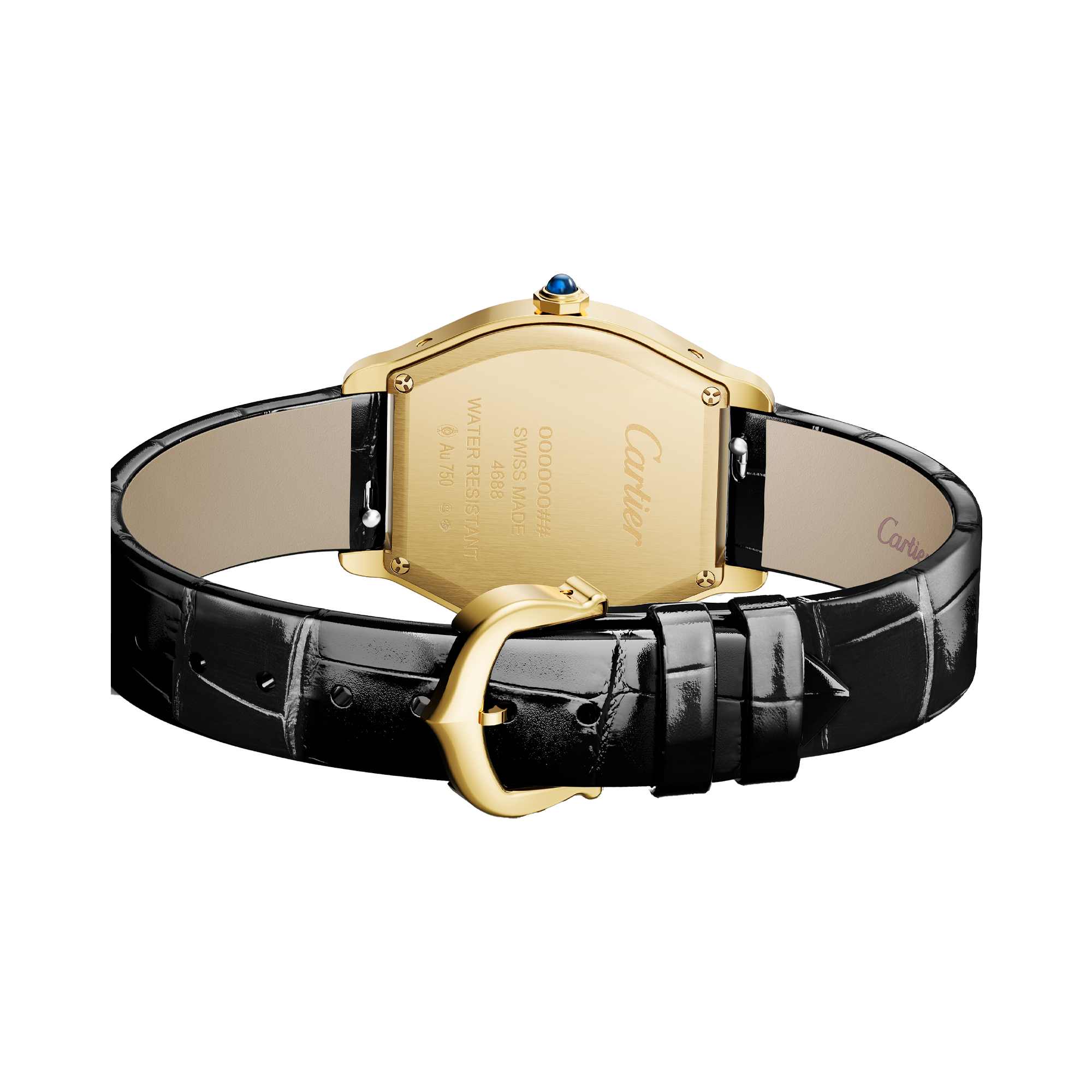 Cartier Tortue 26.7mm, Champagne Dial, Roman Numerals_2