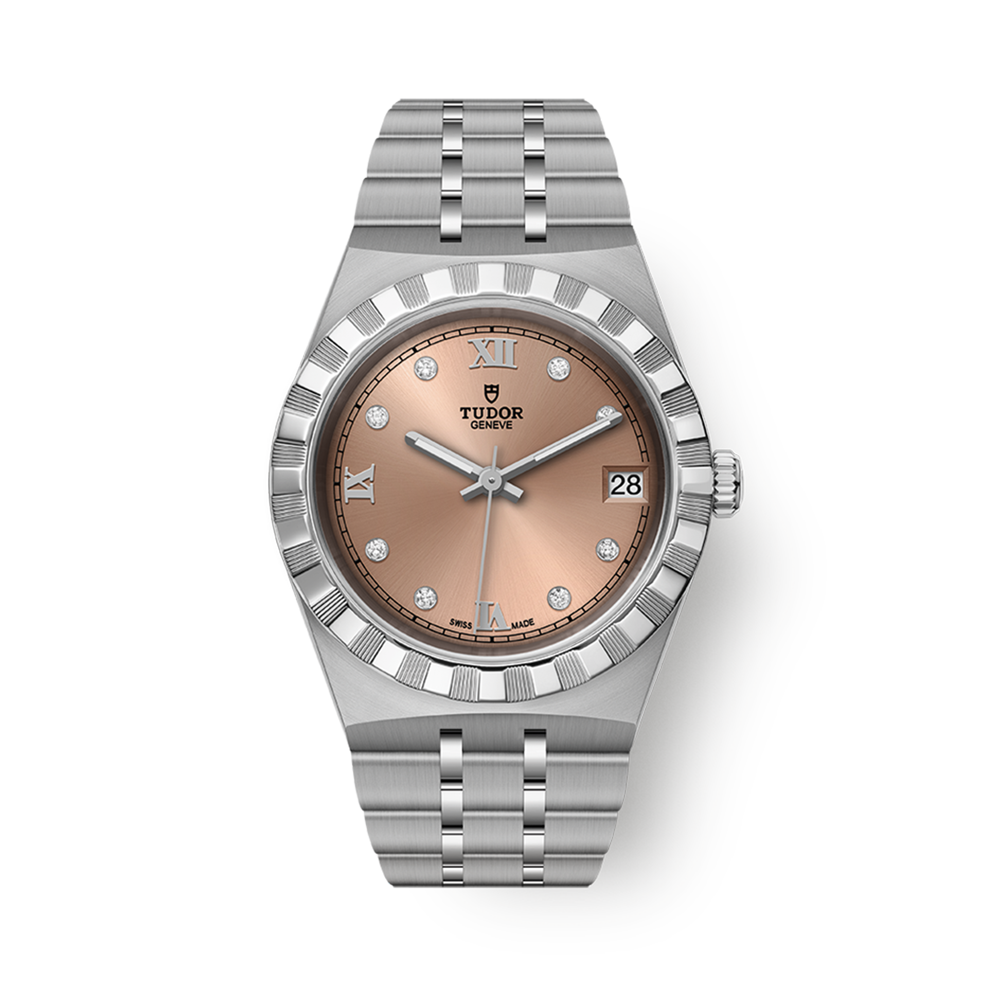 Tudor Royal 34mm, Salmon Dial, Diamond Numerals_1