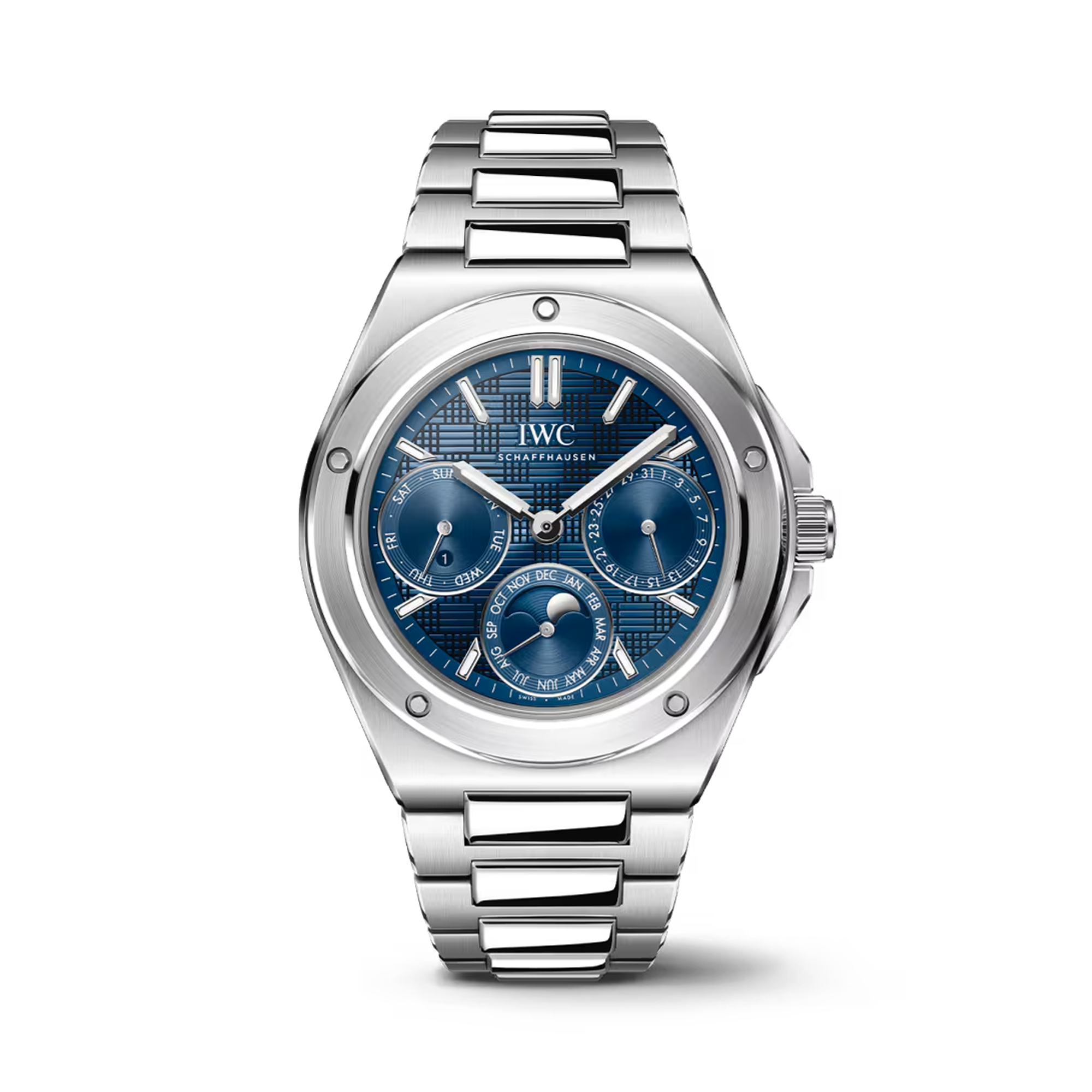 IWC Ingenieur 41.6mm, Blue Dial, Baton Numerals_1