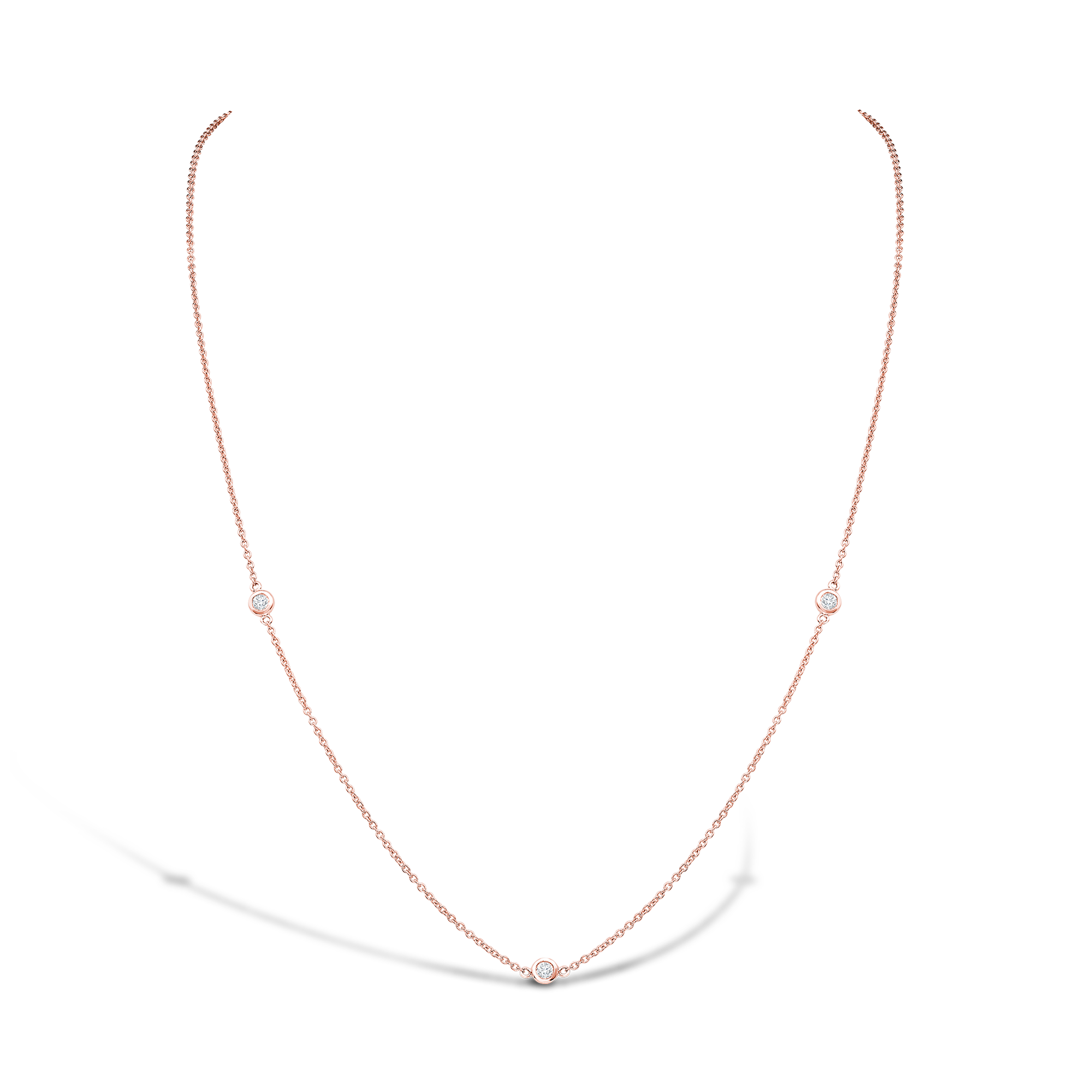 Sundance Diamond Necklace Brilliant Cut, Rubover Set_1