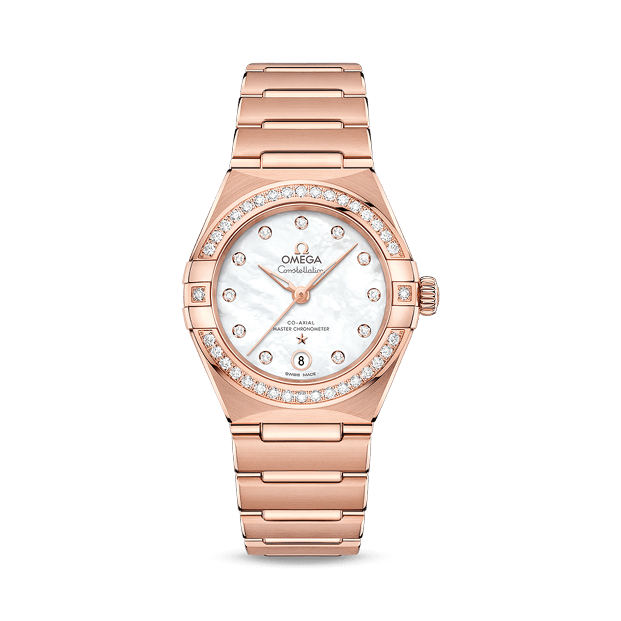 OMEGA Constellation 29mm, Mother of Pearl Dial, Diamond Numerals_1