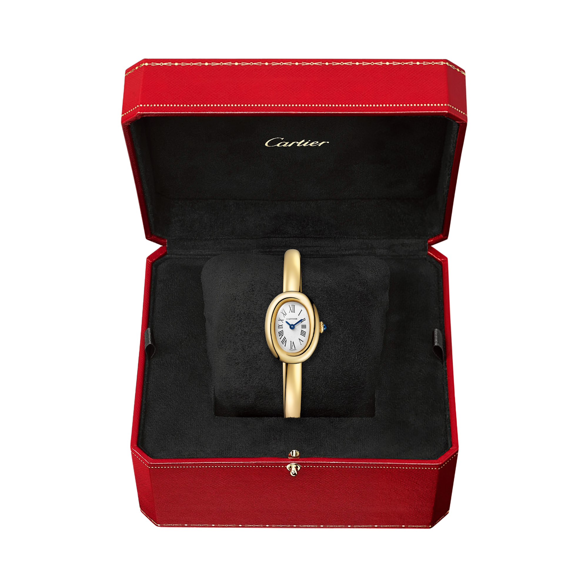 Cartier Baignoire Mini 18mm, Silver Dial, Roman Numerals_5