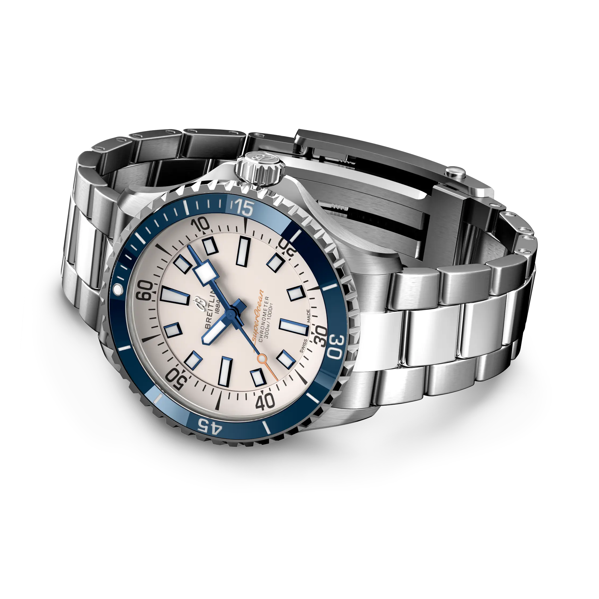 Breitling Superocean Automatic 44 42mm, White Dial, Arabic & Baton Numerals_3
