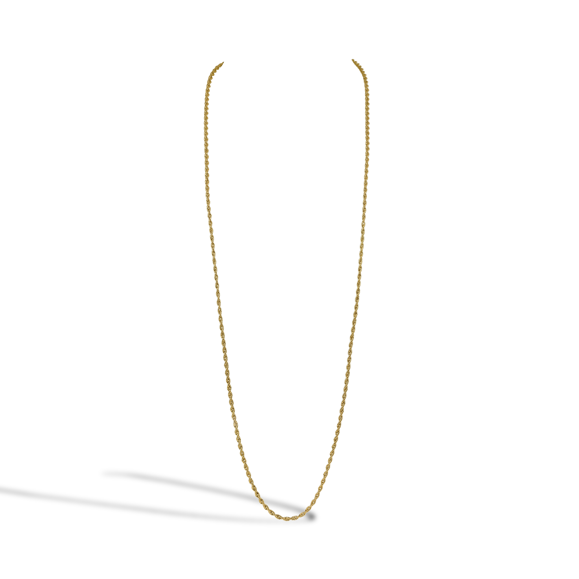 Edwardian Rope Link Guard Chain Necklace 95cm _3