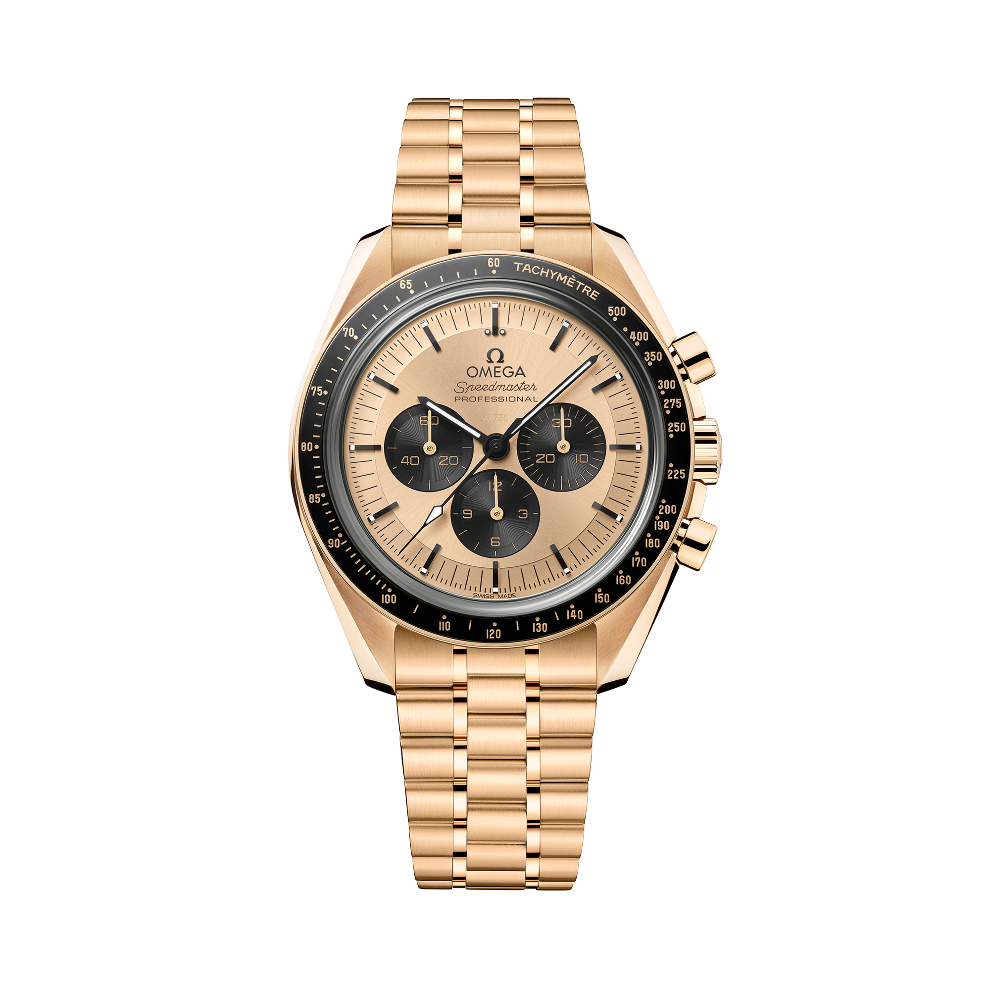 OMEGA Speedmaster Moonwatch 42mm, Yellow Dial, Baton Numerals_1