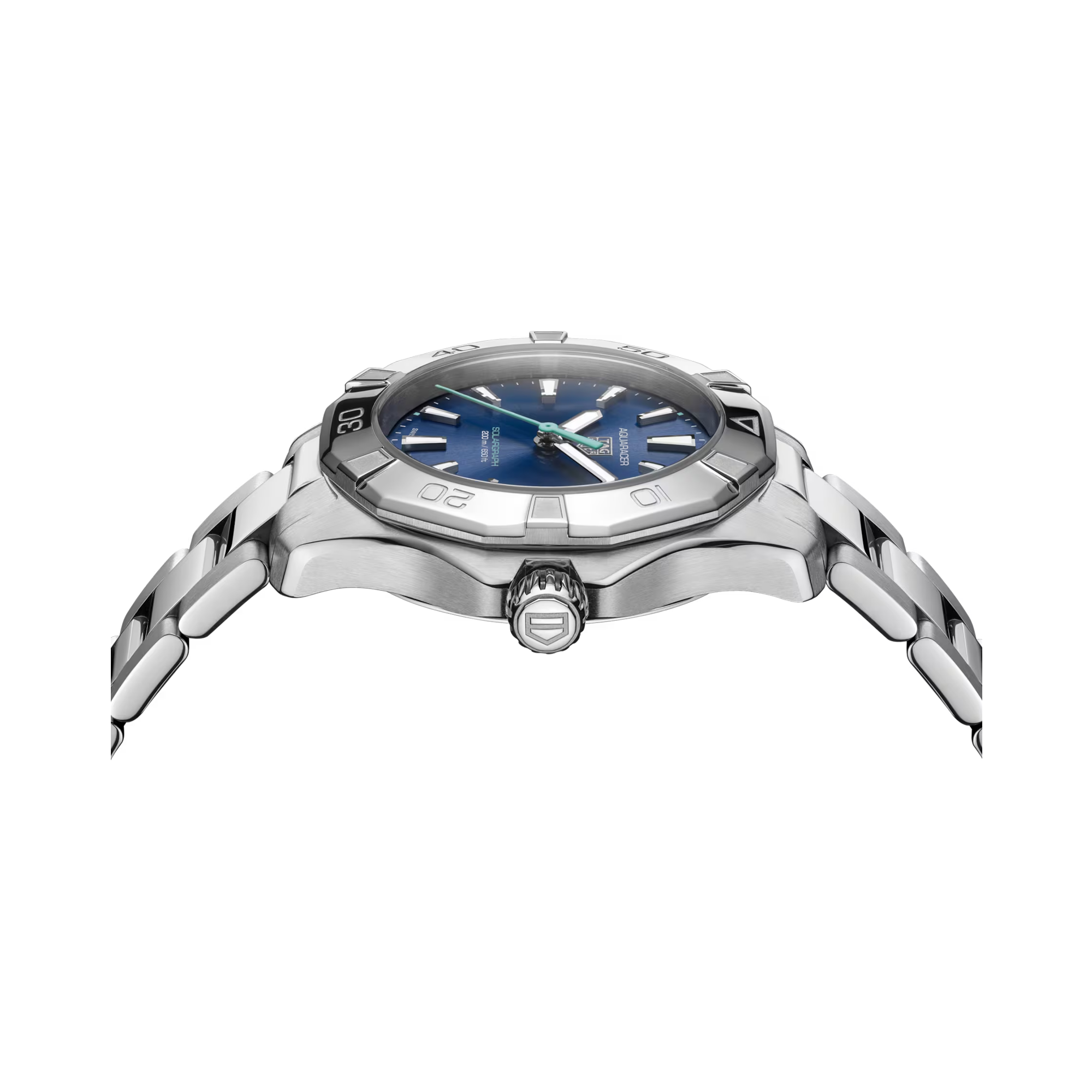 Tag Heuer Aquaracer Professional 200 Solargraph 34mm, Blue Dial, Baton Numerals_2