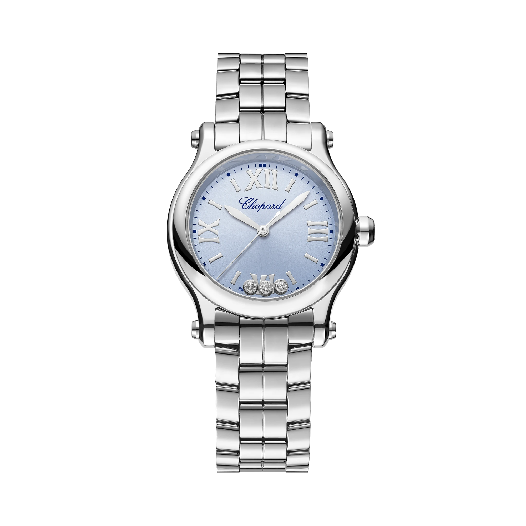 Chopard Happy Sport 30mm, Blue Dial, Roman and Baton Numerals_1