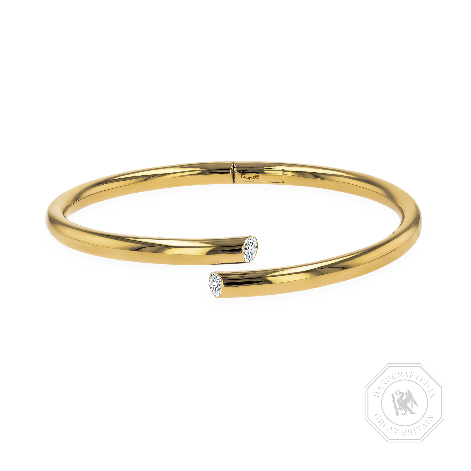 Eclipse 0.33ct Spring Bangle Brilliant Cut, Rubover Set_1