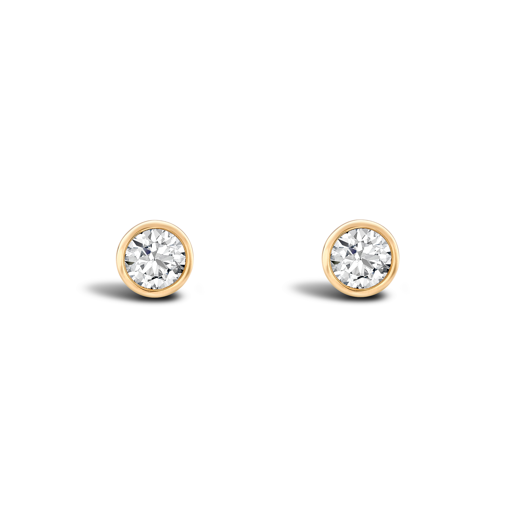 Sundance Diamond Stud Earrings Brilliant Cut, Rubover Set_1