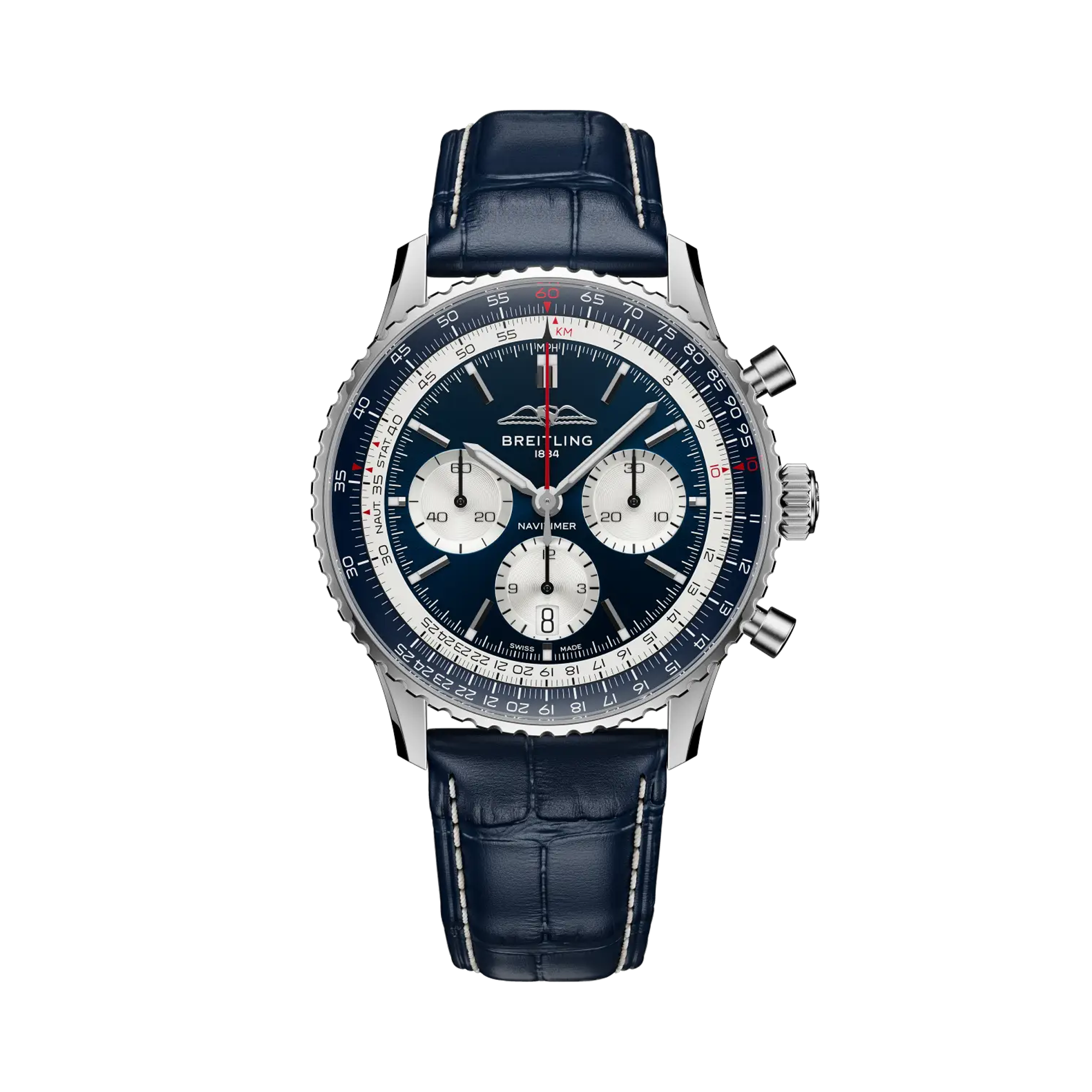 Breitling Navitimer B01 Chronograph 43 43mm, Blue Dial, Baton Numerals_1