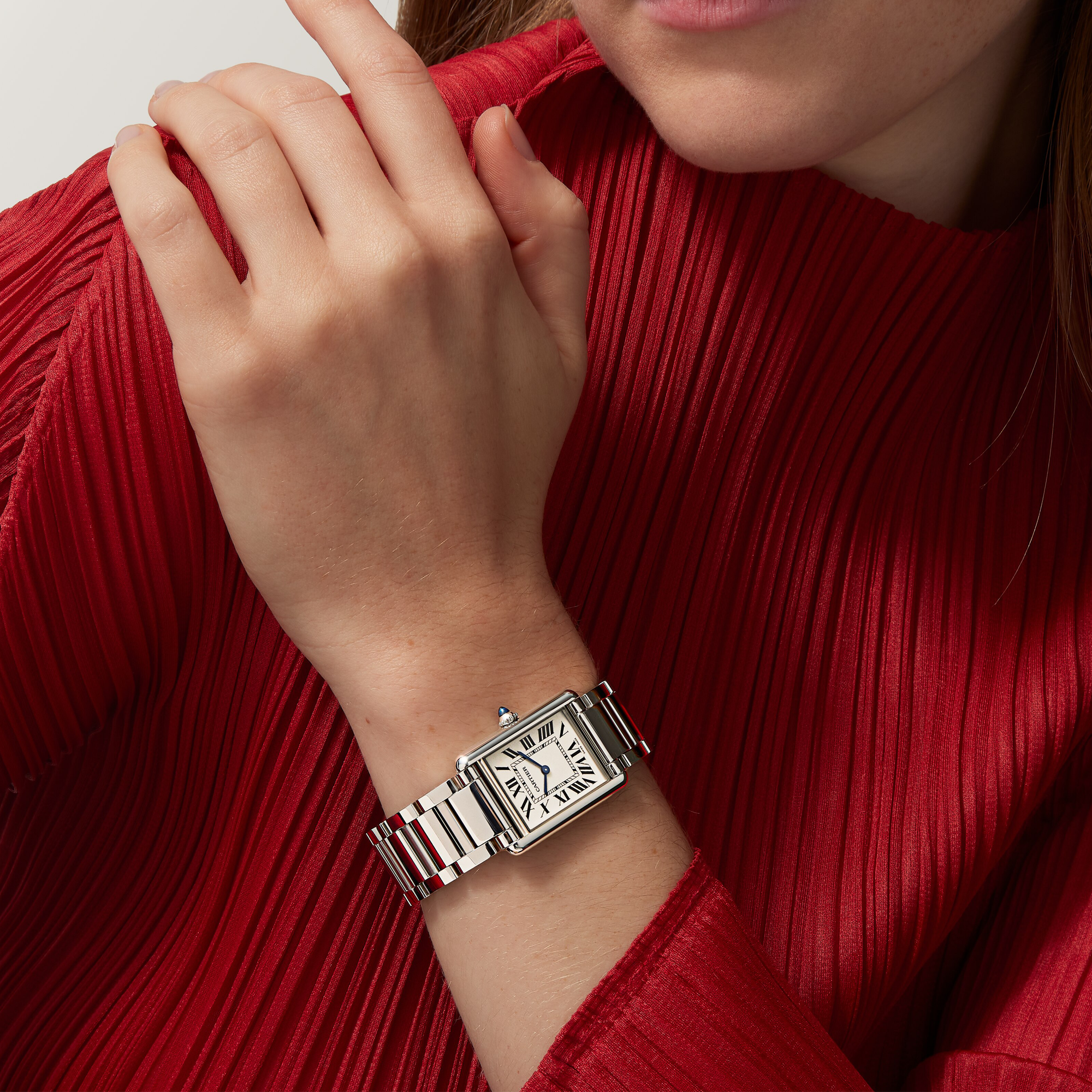 Cartier Tank Must 33.7mm, Silver Dial, Roman Numerals_10