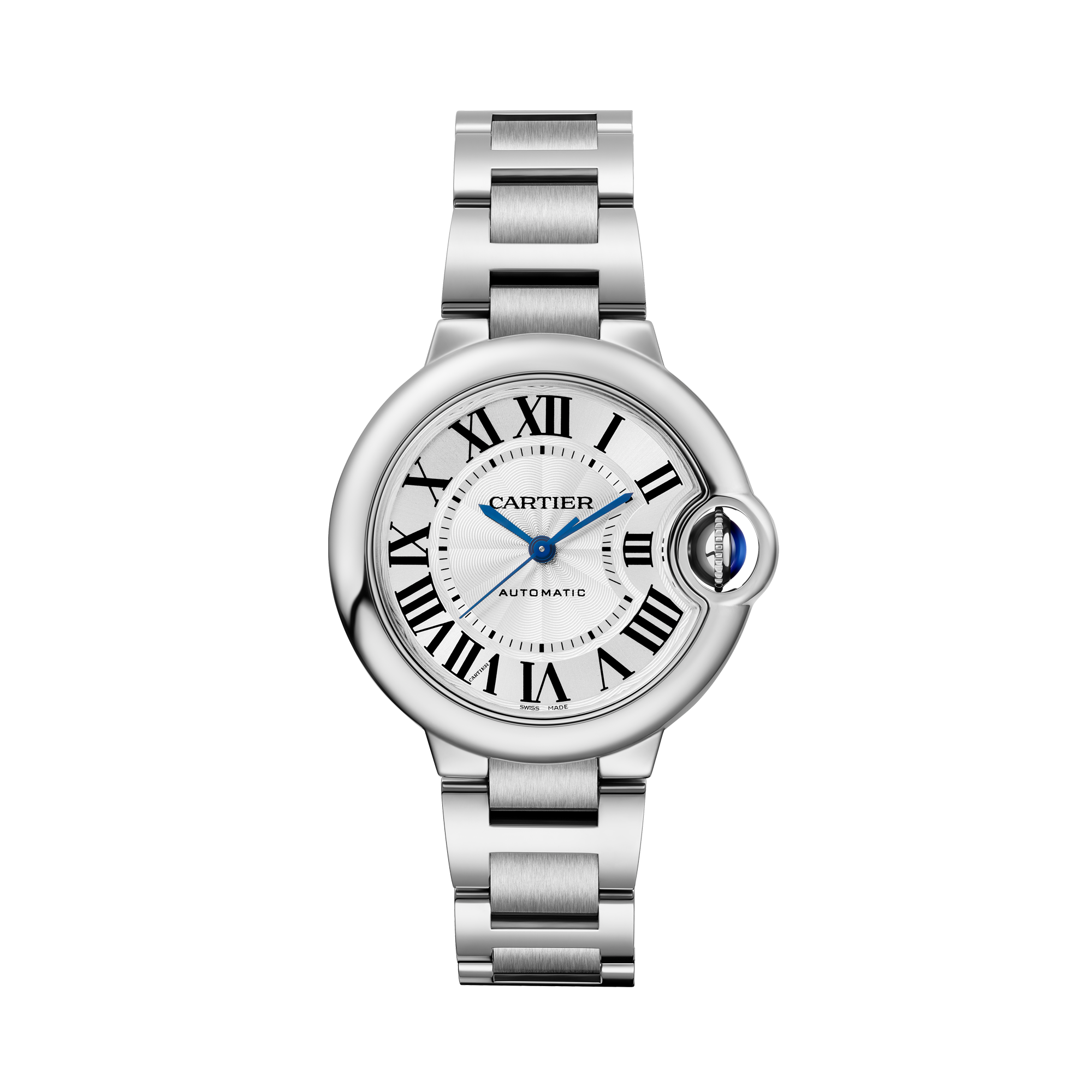 Cartier Ballon Bleu de Cartier 33mm, Silver Dial, Roman Numerals_1