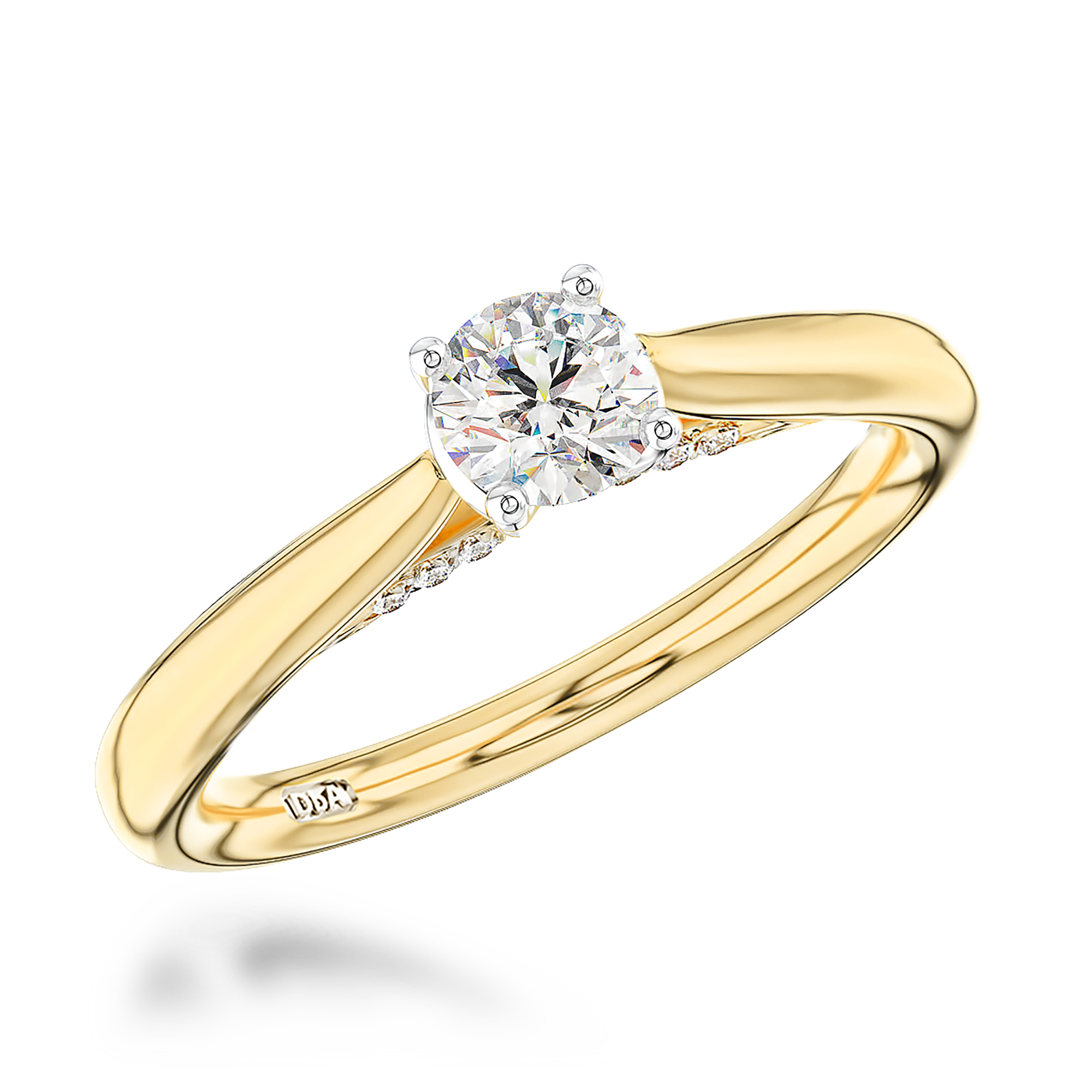 Classic 0.32ct Diamond Solitaire Ring Brilliant cut, Claw set_1