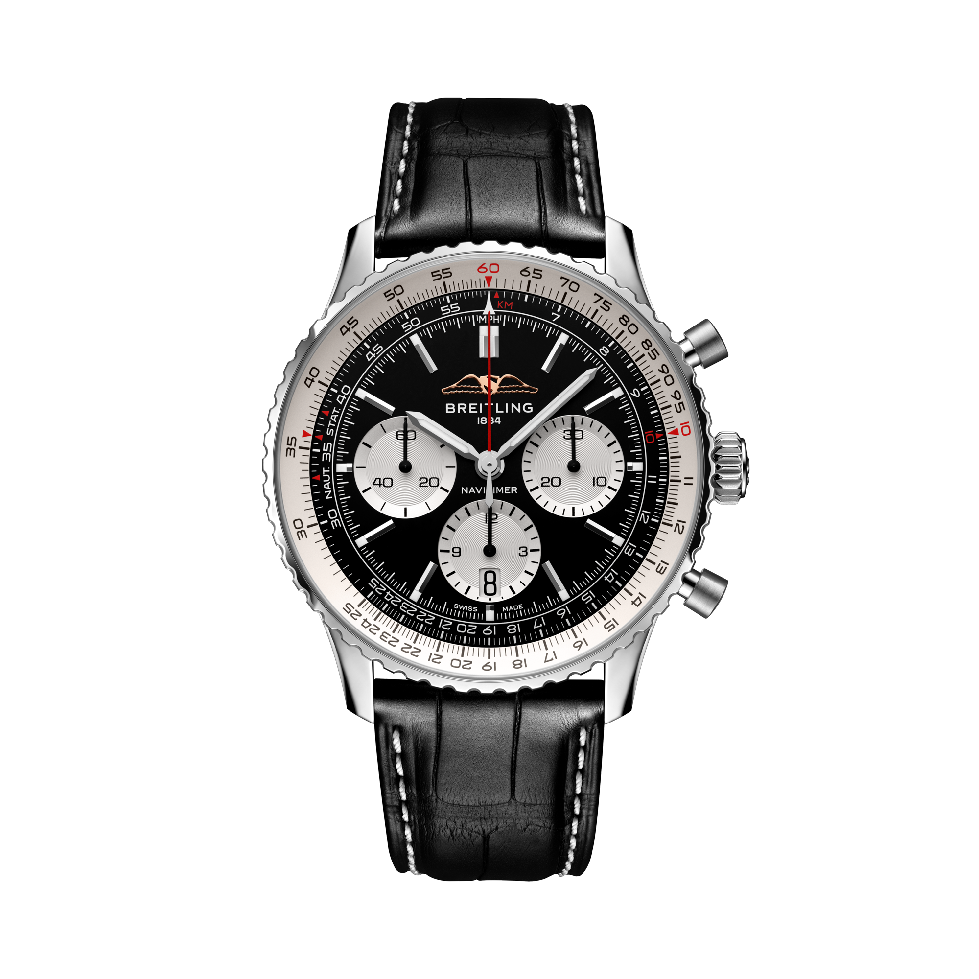 Breitling Navitimer B01 Chronograph 43 43mm, Black Dial, Baton Numerals_1