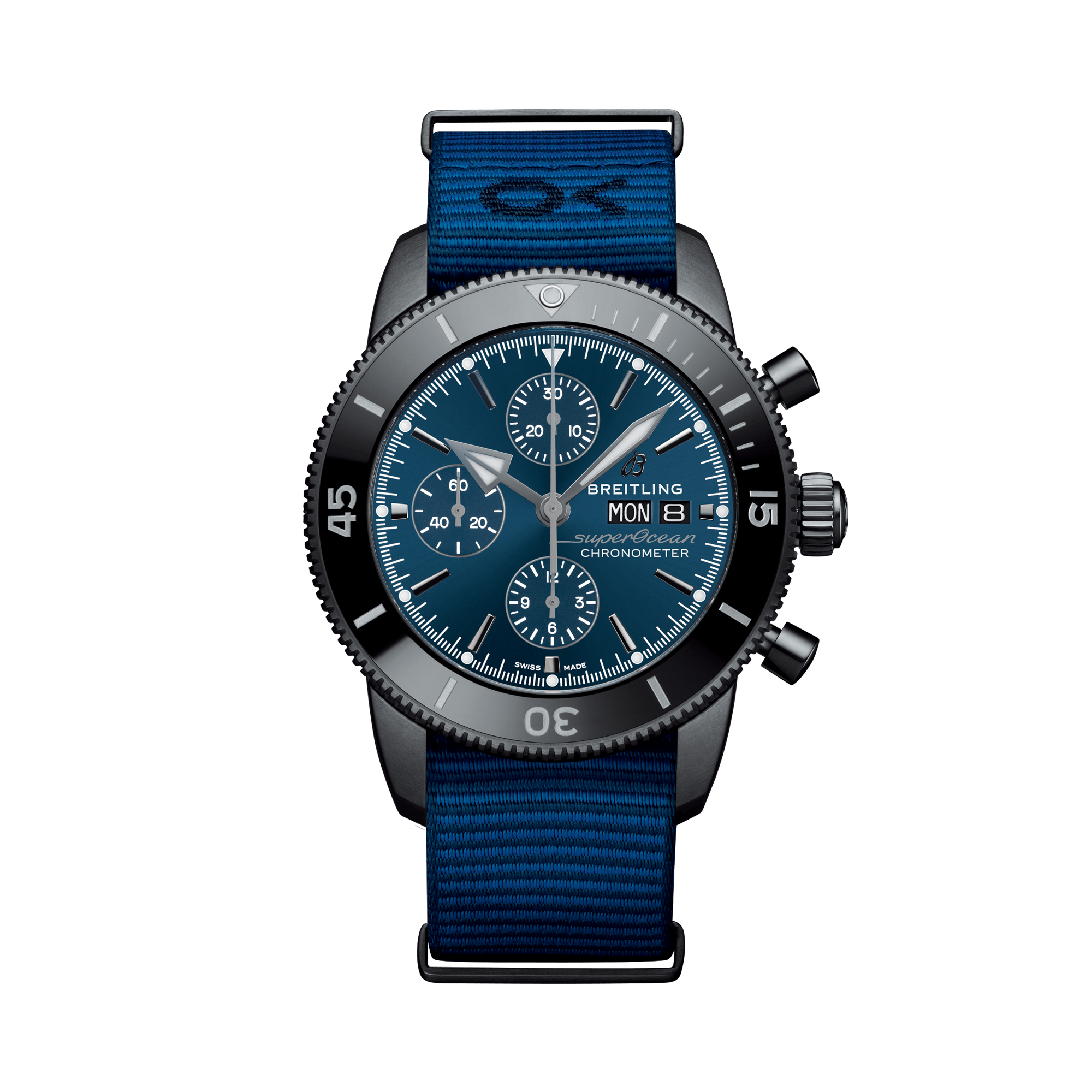 Breitling Superocean Heritage Outerknown 44mm, Blue Dial, Baton Numerals_1