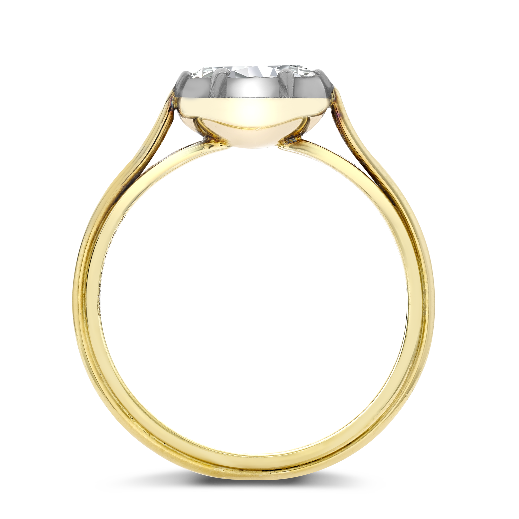Georgian Setting 1.34ct Diamond Solitaire Ring Brilliant cut, Claw set_3