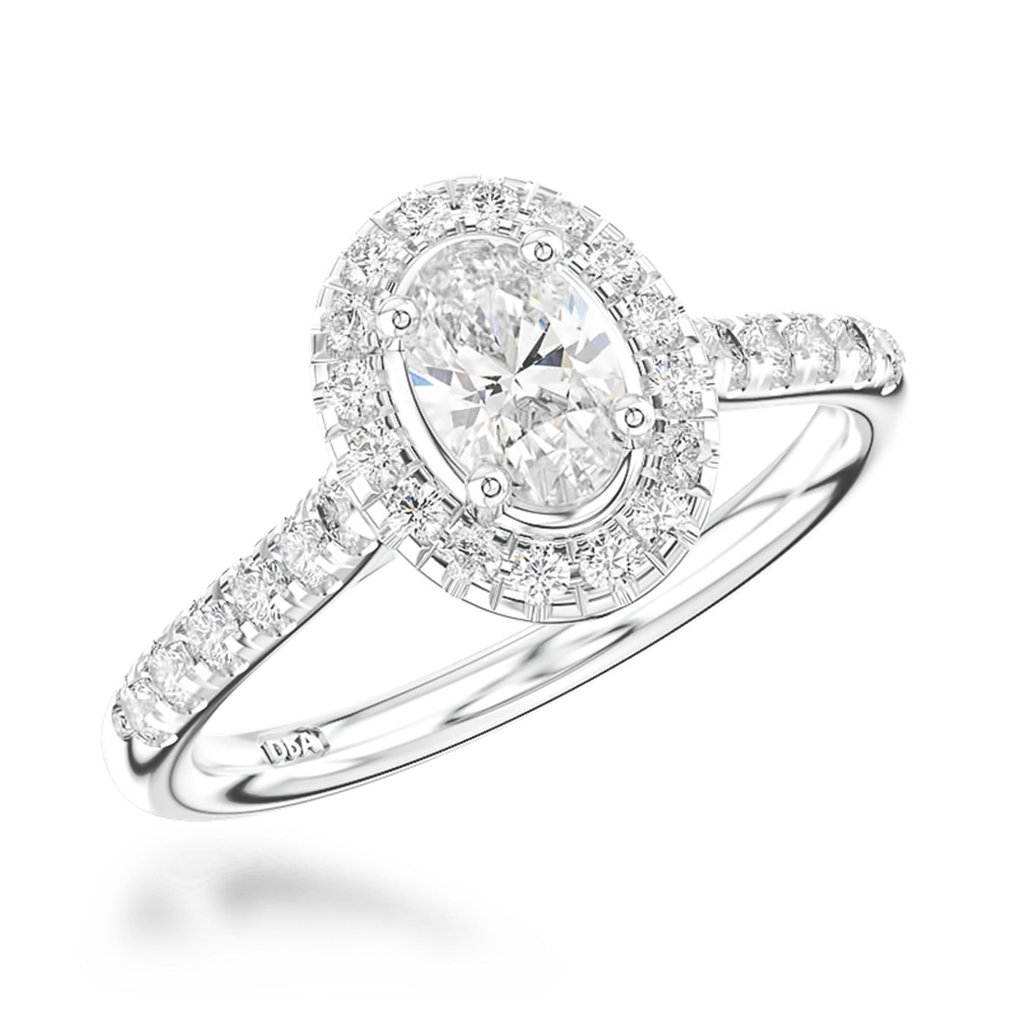 Celestial 0.50ct Diamond Cluster Ring Oval Cut, Claw Set_1