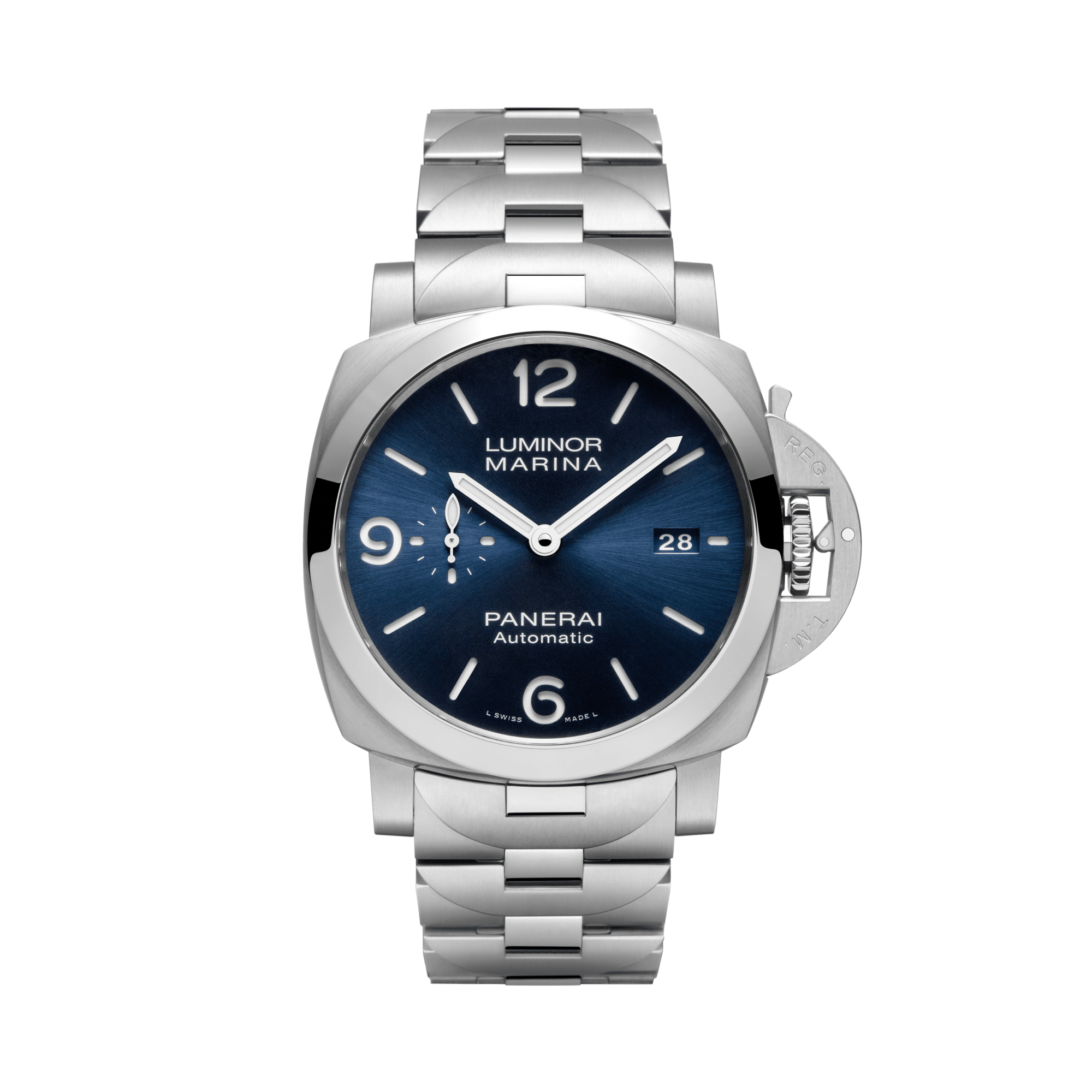 Panerai Luminor Marina - 44mm 44mm, Blue Dial, Arabic/Baton Numerals_1