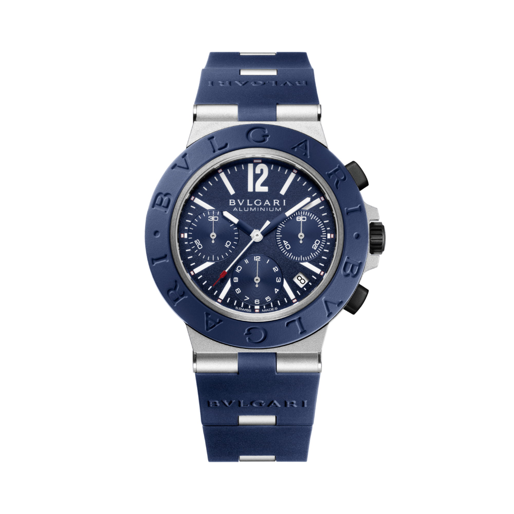 Bvlgari Bvlgari Aluminium 41mm, Blue Dial, Arabic/Baton Numerals_1