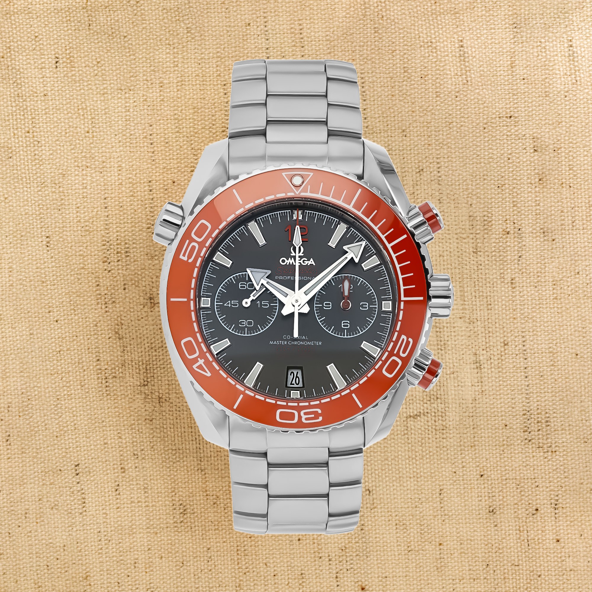 omega seamaster chrono orange