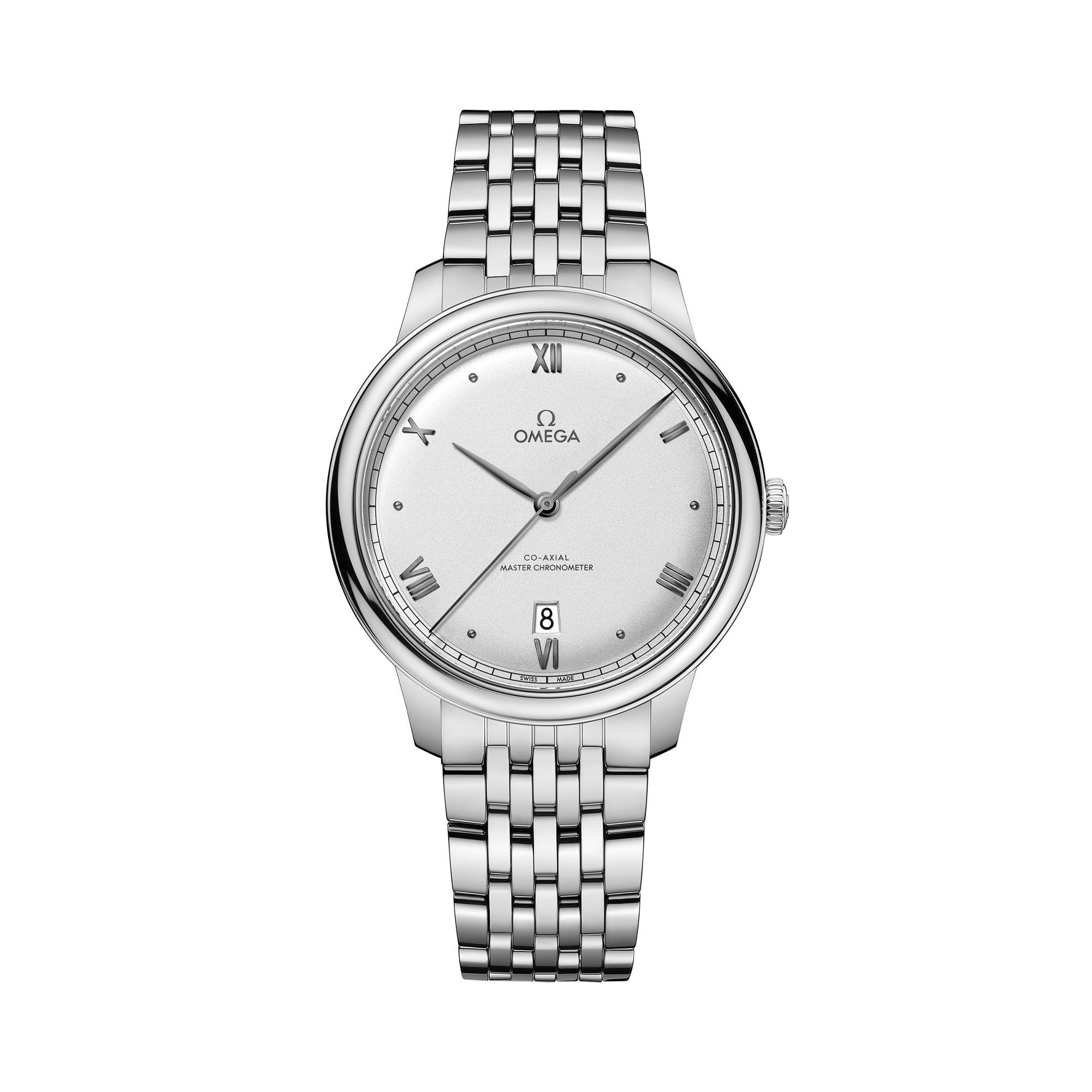 OMEGA De Ville Prestige 40mm, Silver Dial, Baton/Roman Numerals_1