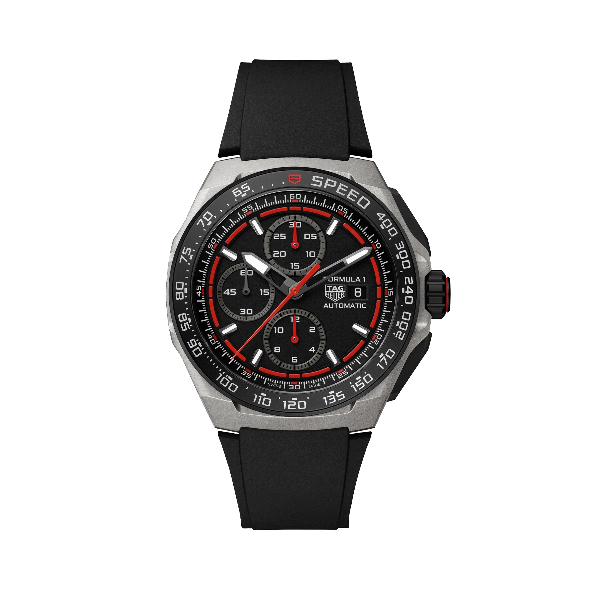 Tag Heuer Formula 1 Chronograph 44mm, Black Dial, Baton Numerals_1
