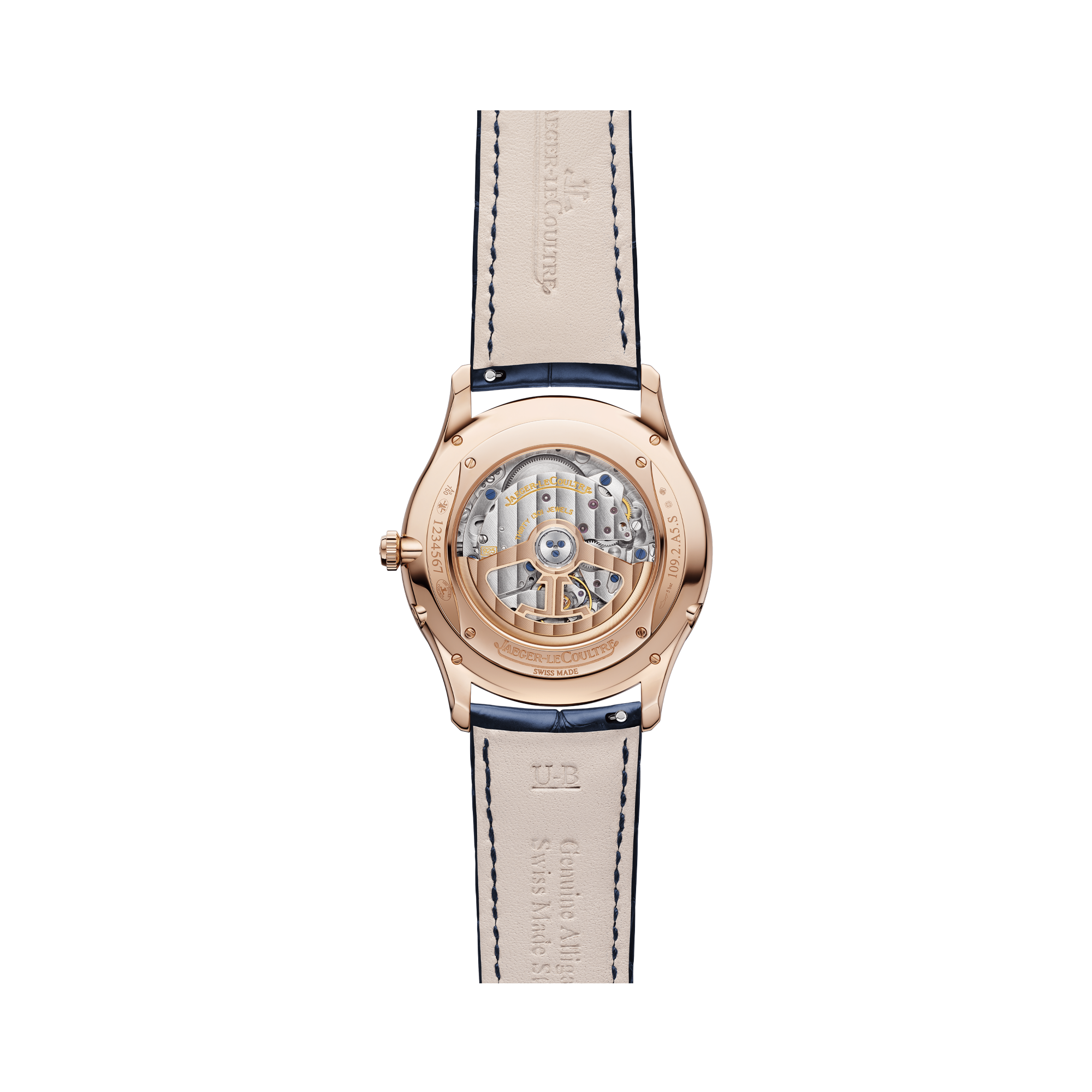 Jaeger-LeCoultre Master Ultra Thin Moon 39mm, Blue Dial, Baton Numerals_2
