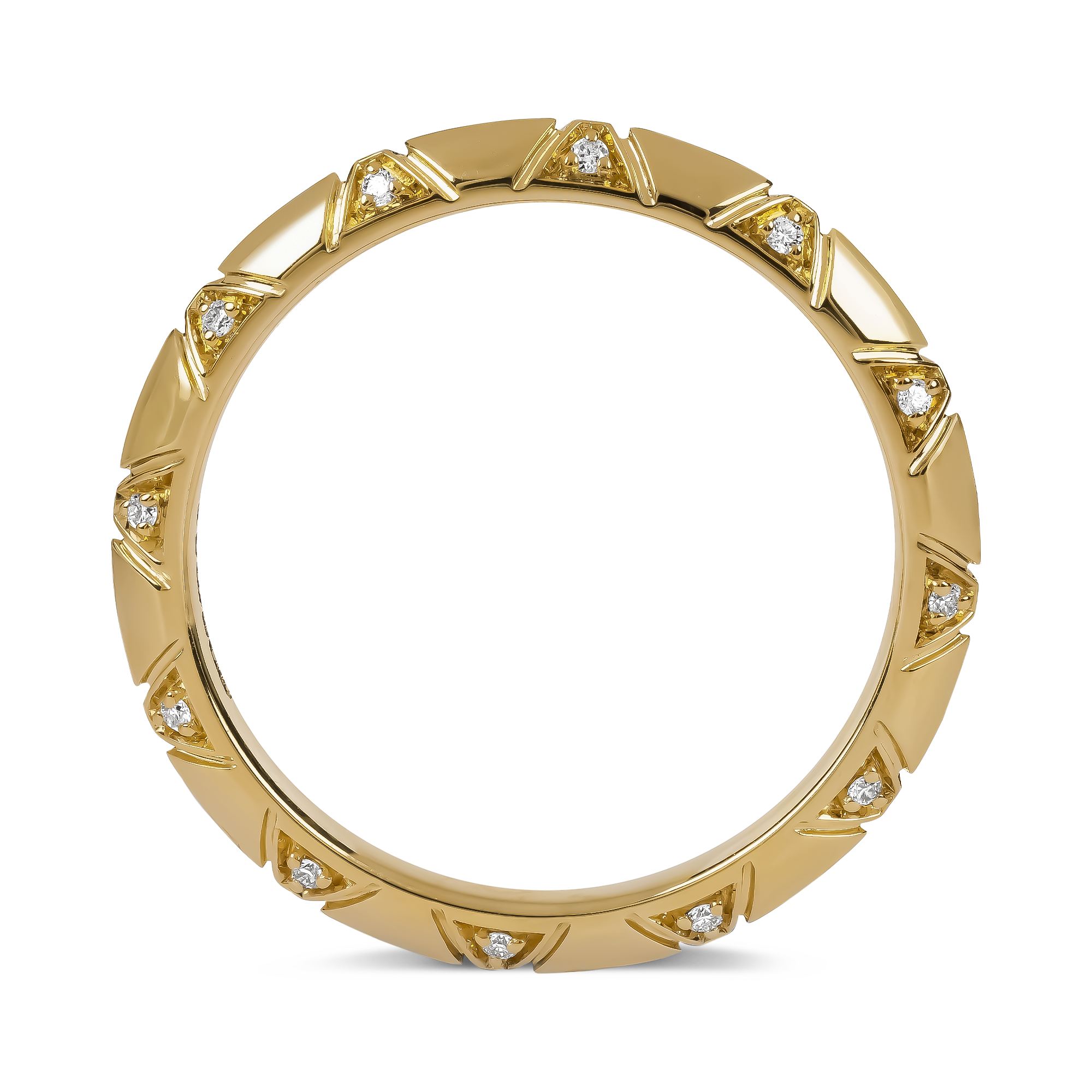Origins Small Diamond Set Ring Brilliant cut, Claw set_3