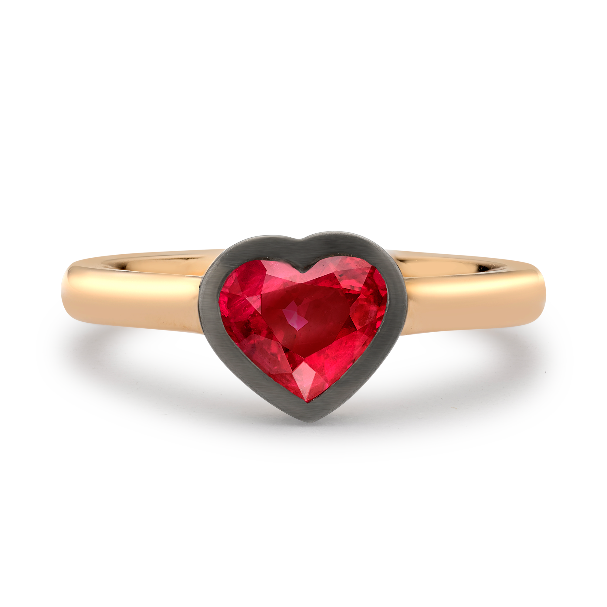 Legacy 1.07 Heartshape Ruby Solitaire Ring Heartshape, Rubover Set_2