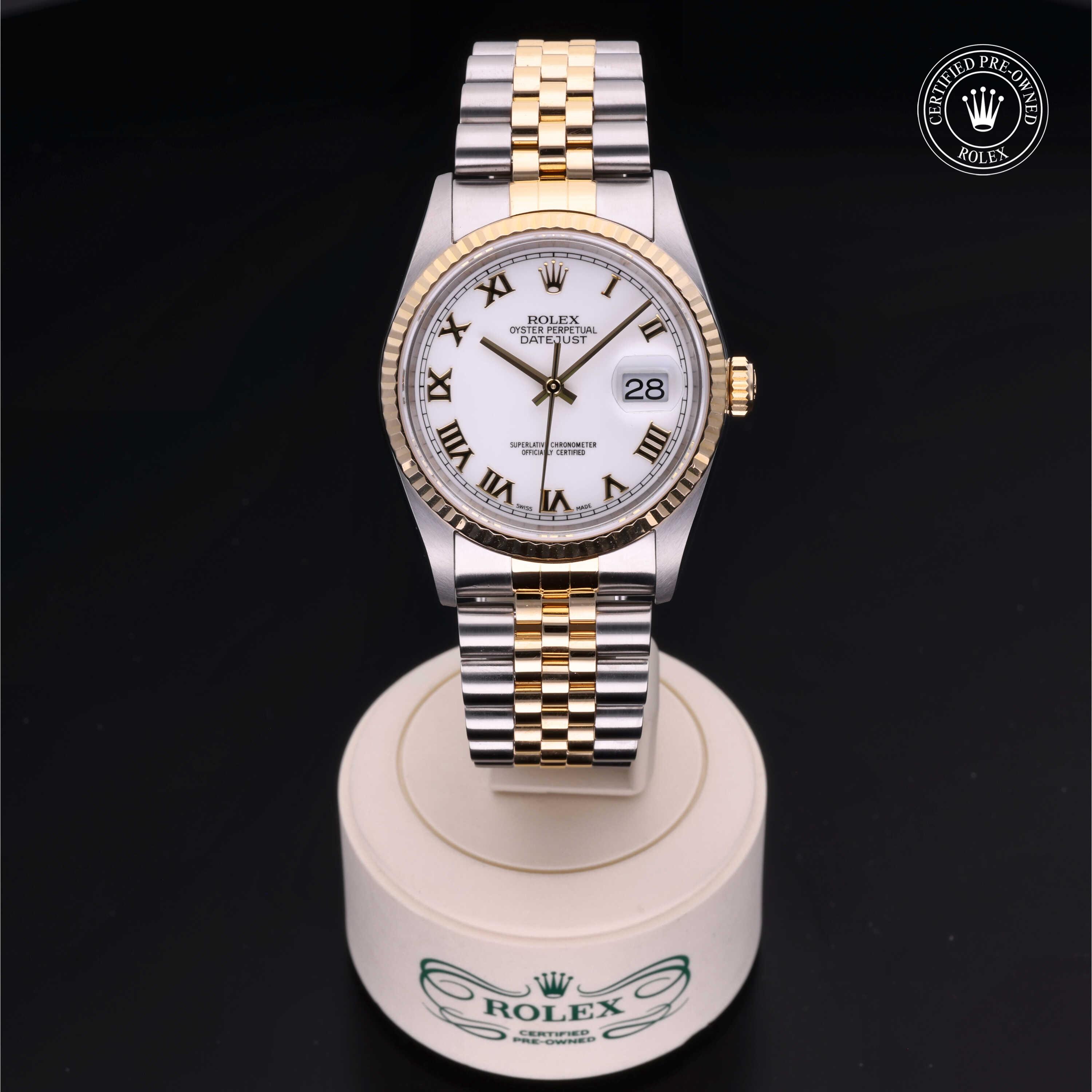 Rolex Datejust 36 2003, 36mm, Oystersteel and Yellow Gold