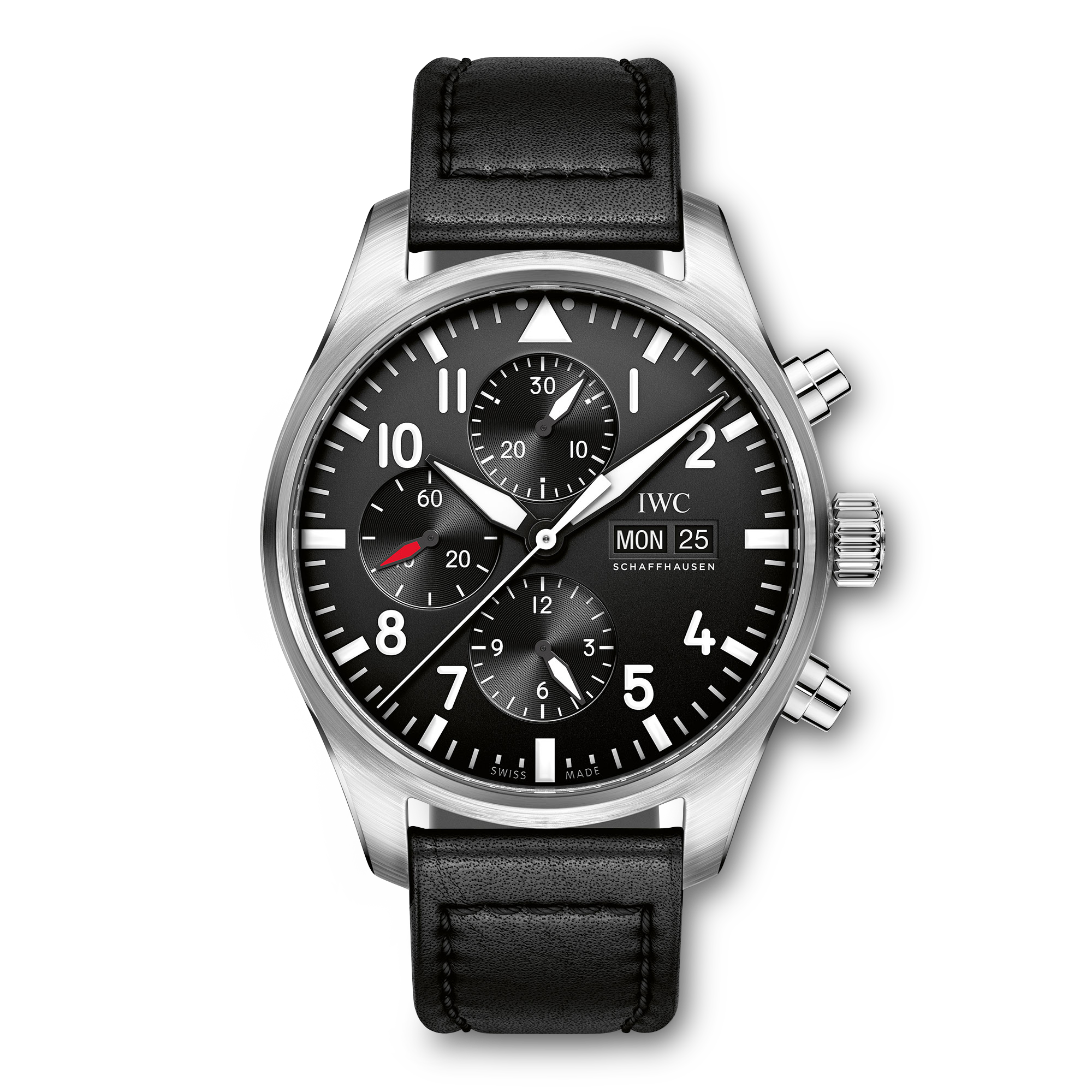 IWC Pilot's Chronograph 43mm, Black Dial, Arabic Numerals_1