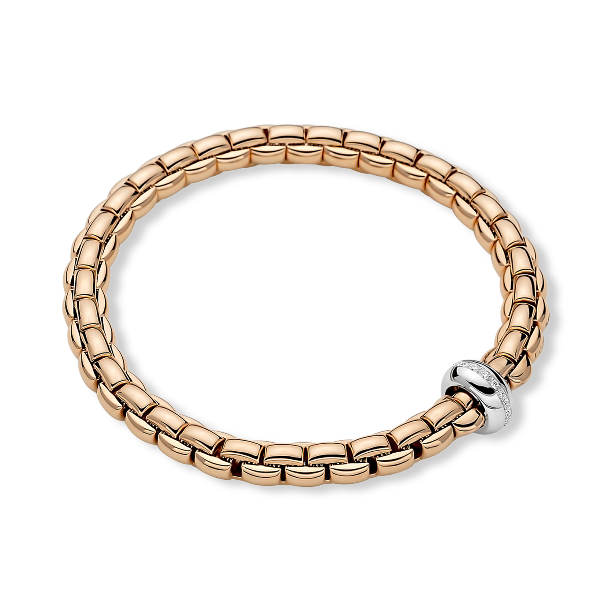 Fope Flex'it Diamond Bracelet Brilliant Cut, Pavé Set_1