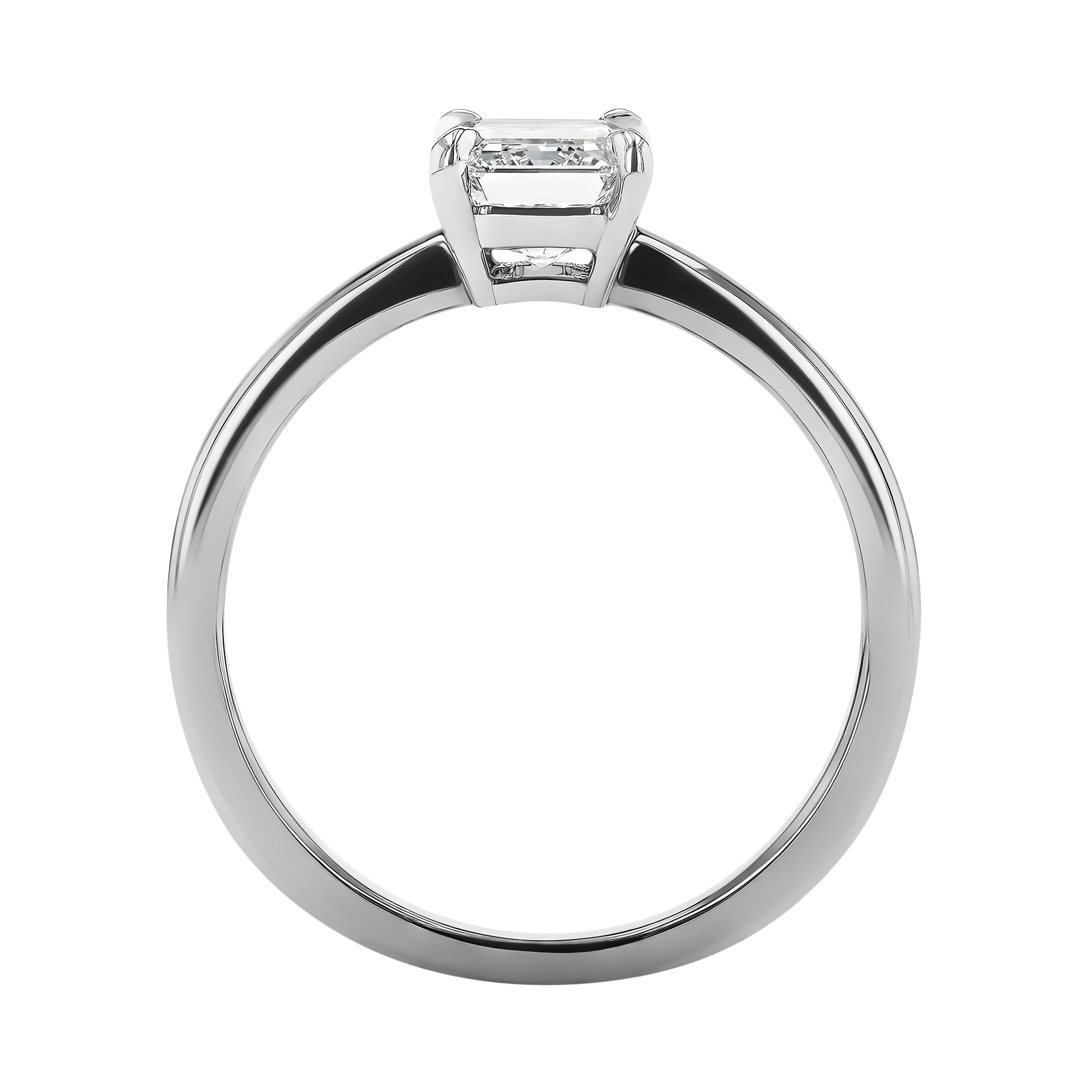 Gaia 1.70ct Diamond Ring Emerald Cut, Claw Set_3