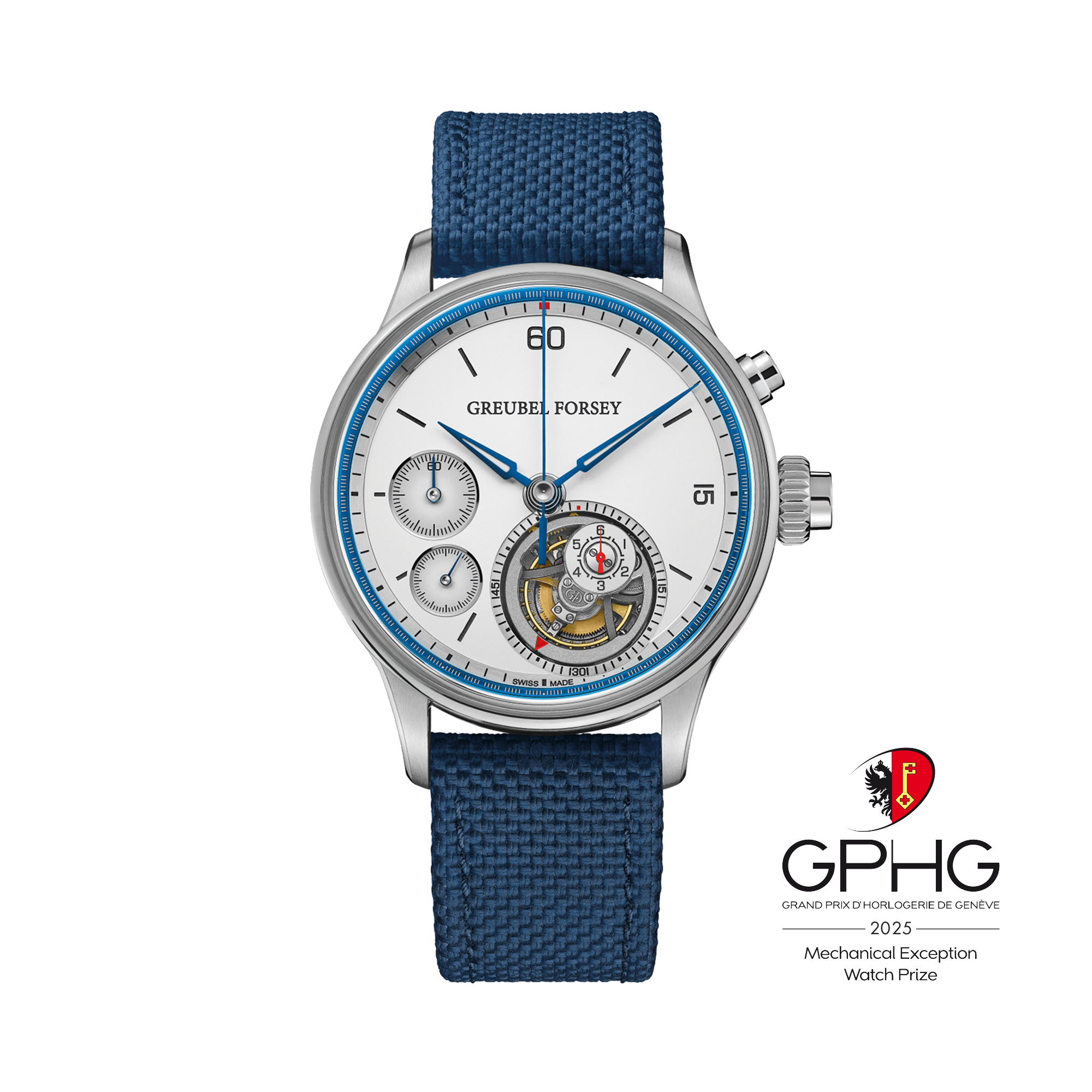 Greubel Forsey Nano Foudroyante 37.9mm, Silver Dial, Arabic/Baton Numerals_1