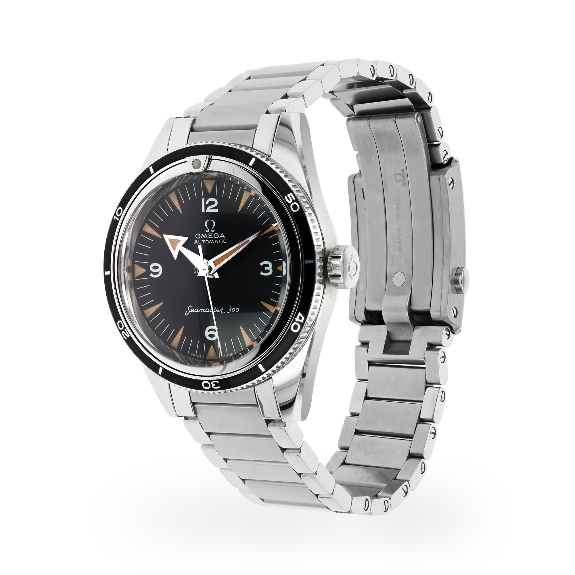 OMEGA Seamaster 300 'The 1957 Trilogy' 39mm, Black Dial, Baton Numerals_2