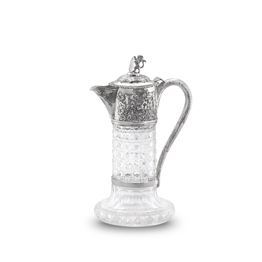 Silver Victorian Claret Jug Hallmarked London_1