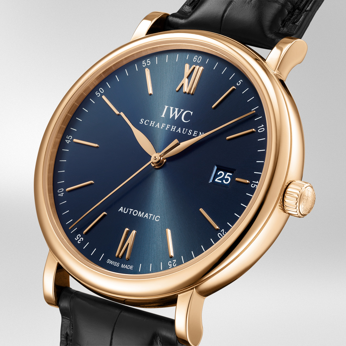 IWC Portofino Automatic 40mm, Blue Dial, Baton Numerals_2