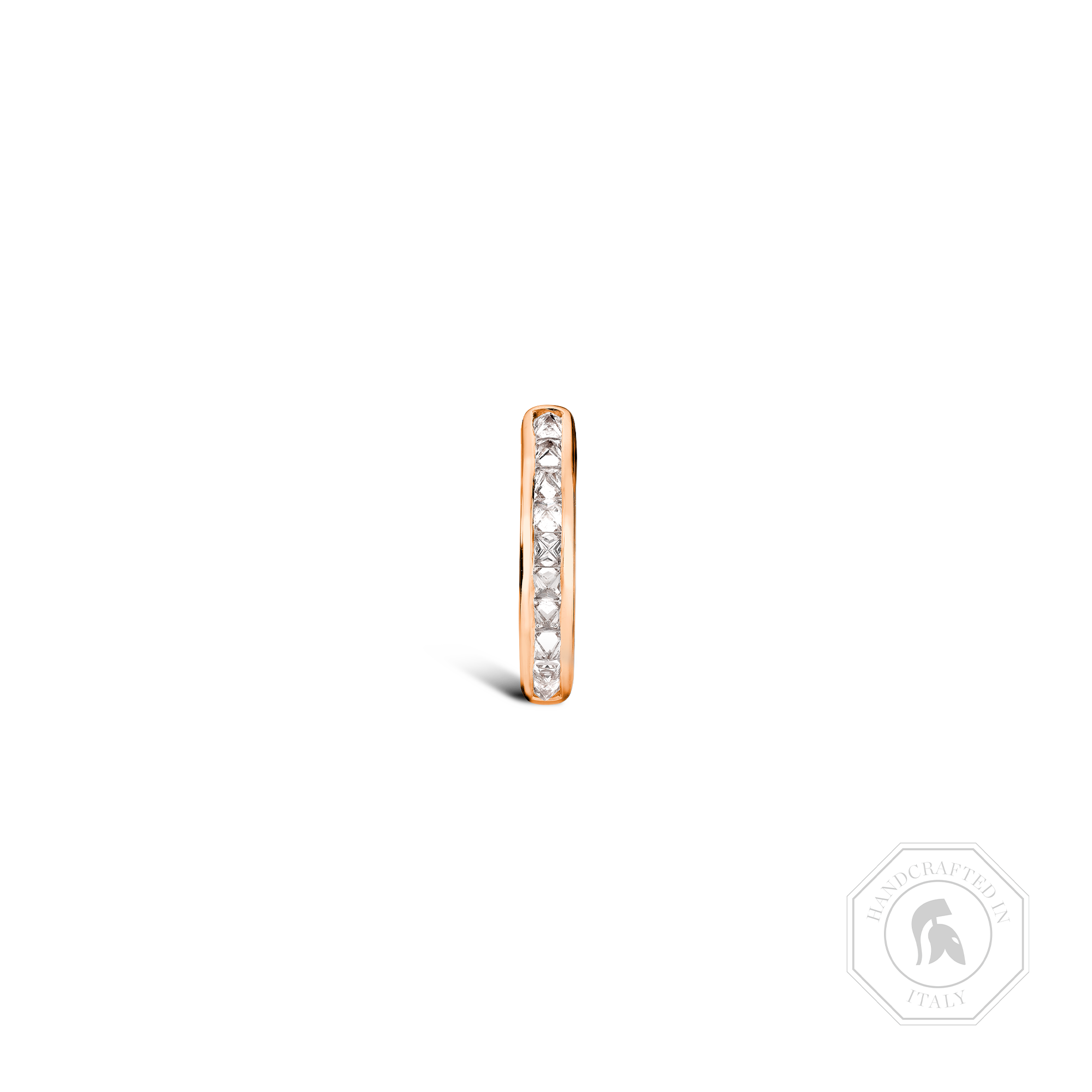 RockChic Diamond Hoop Earring Princess Cut_1