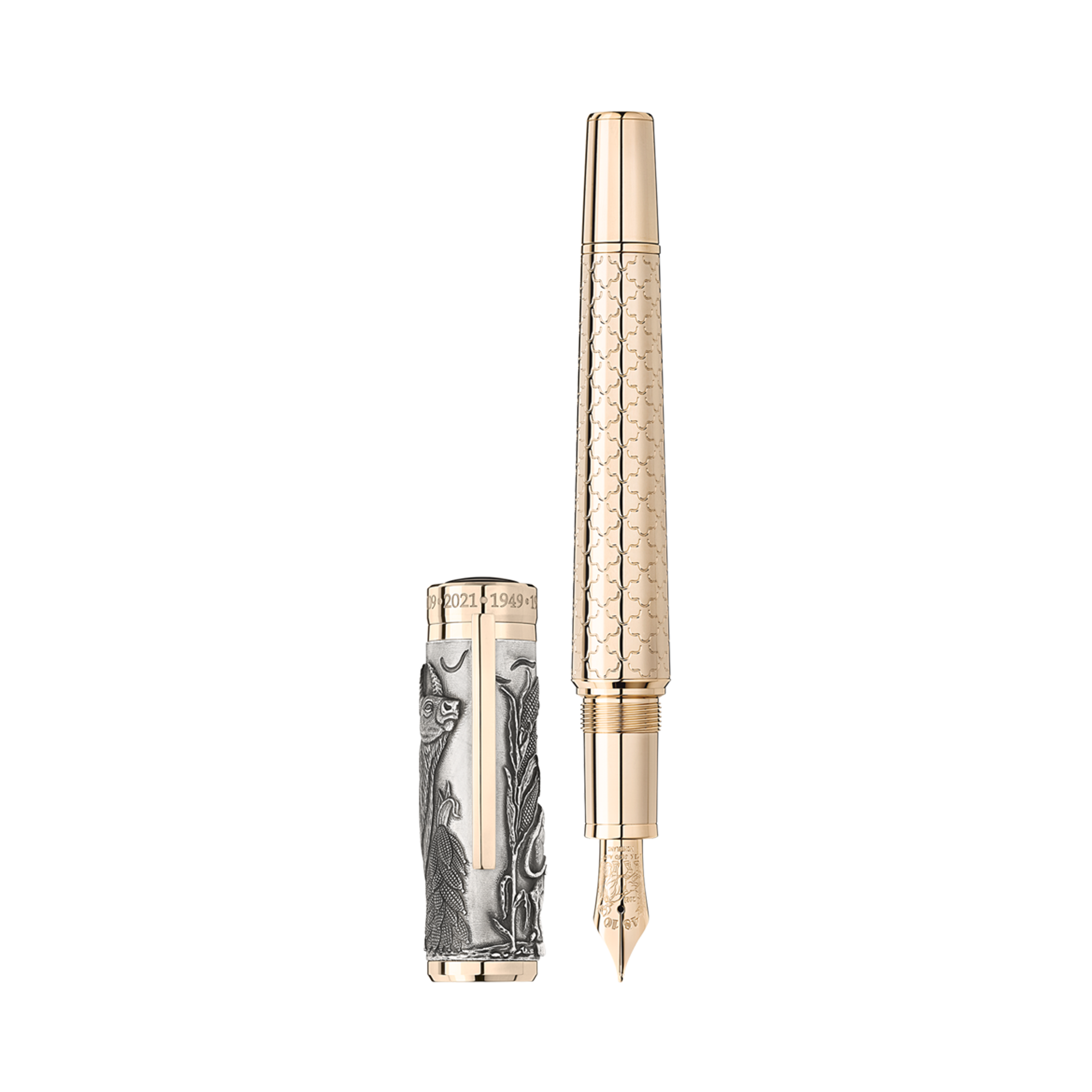 Montblanc The Legend of Zodiacs The Ox Limited Edition 512 Fountain Pen Mother of Pearl, Size M_1