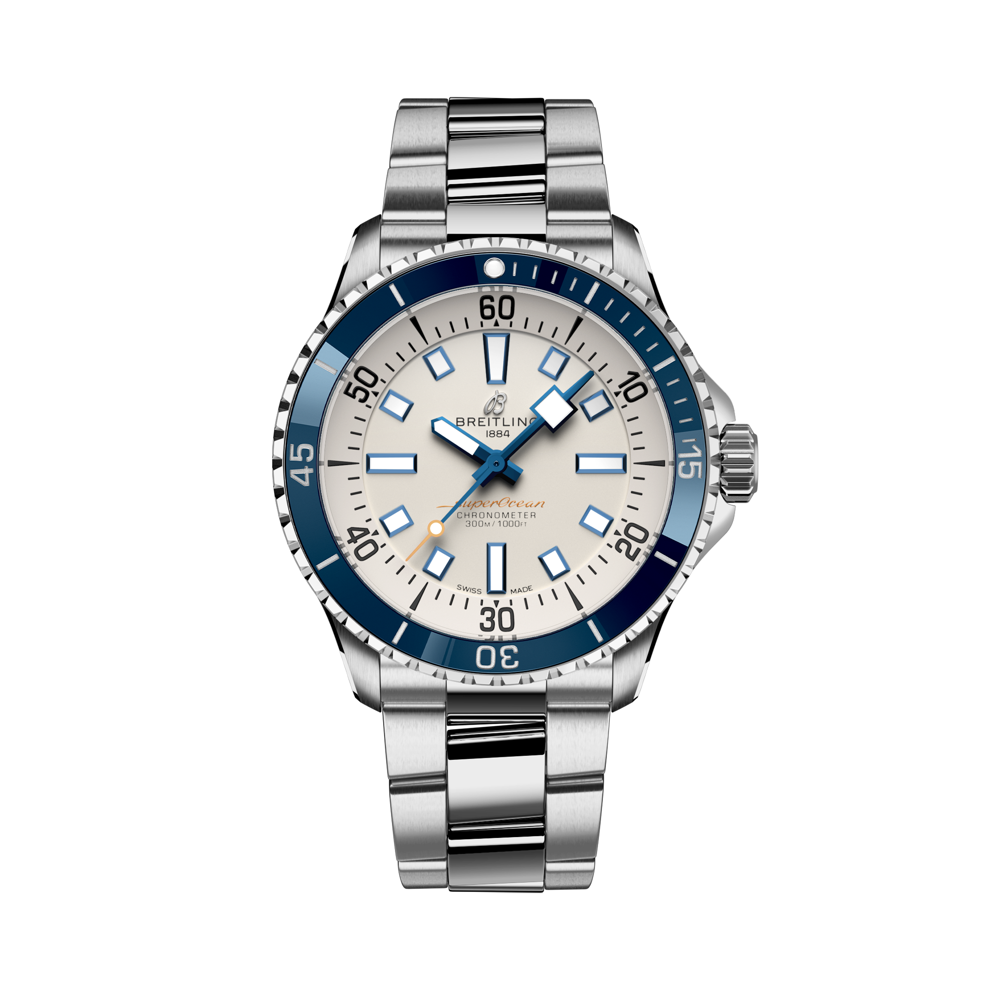 Breitling Superocean Automatic 44 42mm, White Dial, Arabic & Baton Numerals_1