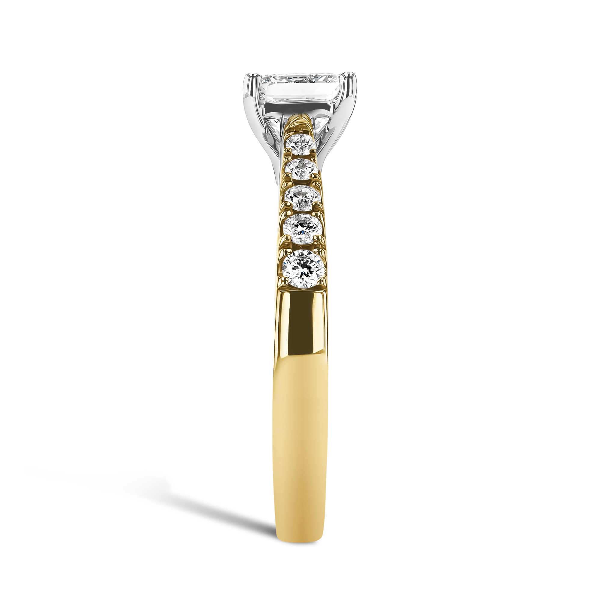 Celestial Princess Cut 0.90ct Diamond Solitaire Ring Princess Cut, Claw Set_4