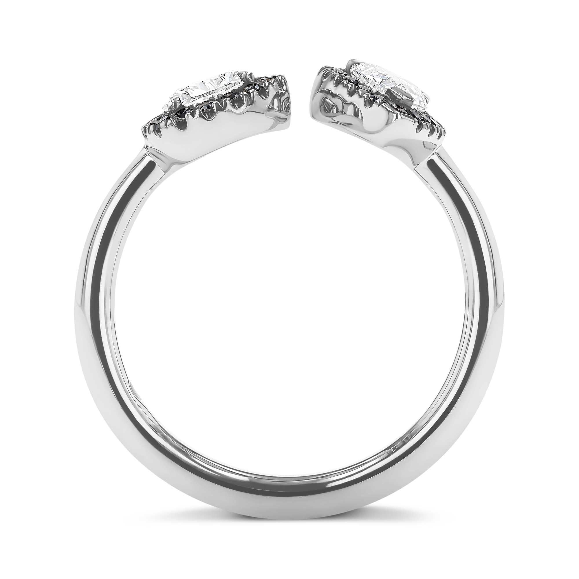 Skinny B Pear Shaped Diamond Ring Pear Shaped, Channel Set_3