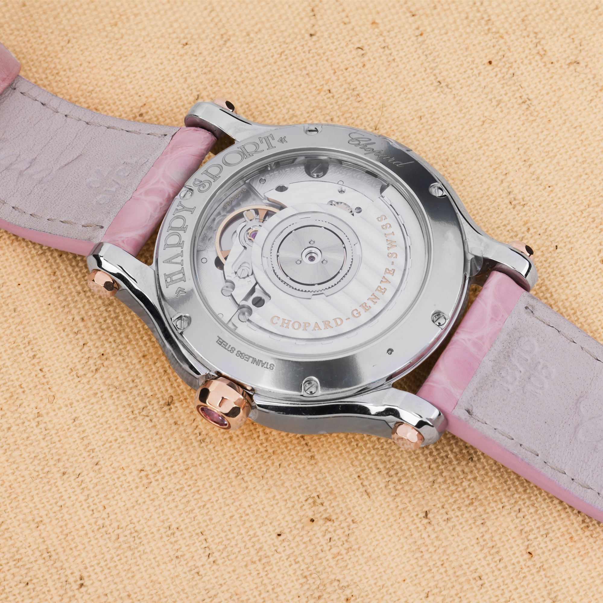 chopard happy sport pink