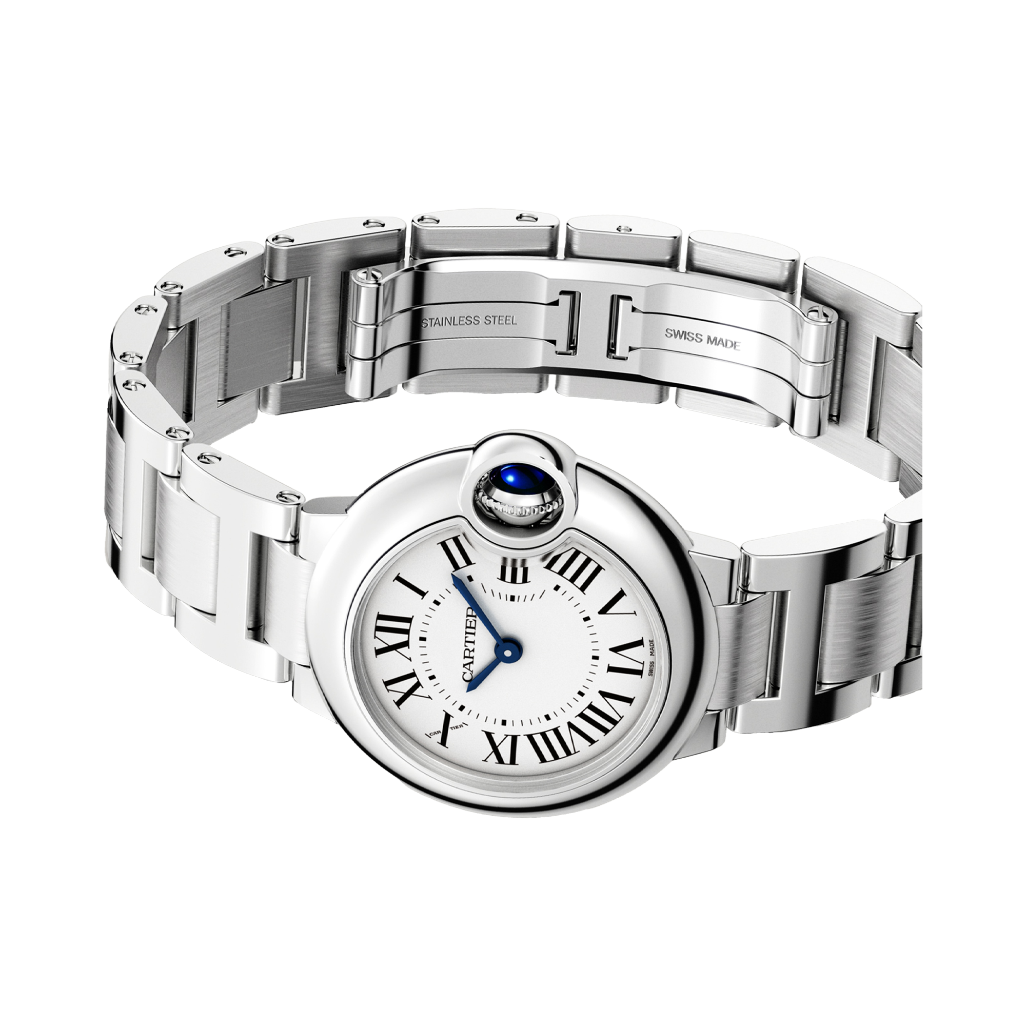 Cartier Ballon Bleu de Cartier 28.6mm, Silver Dial, Roman Numerals_4