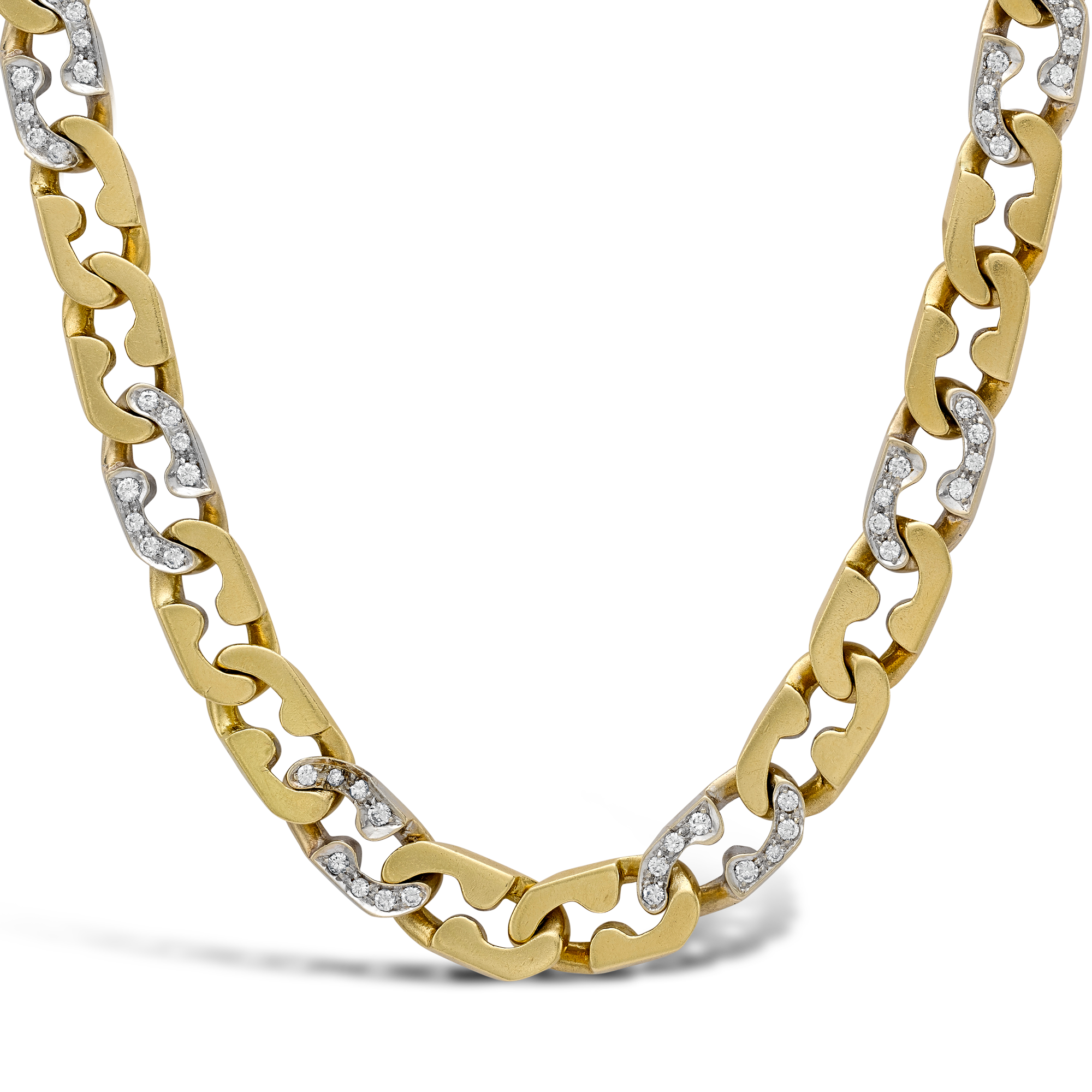 1970s Cartier Diamond Set Transformable Necklace Brilliant cut, Claw set_2