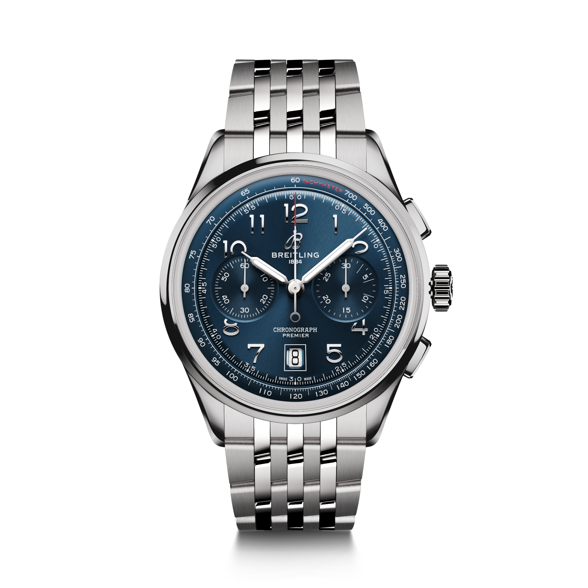 Breitling Premier BO1 Chronograph 42 42mm, Blue Dial, Arabic Numerals_1