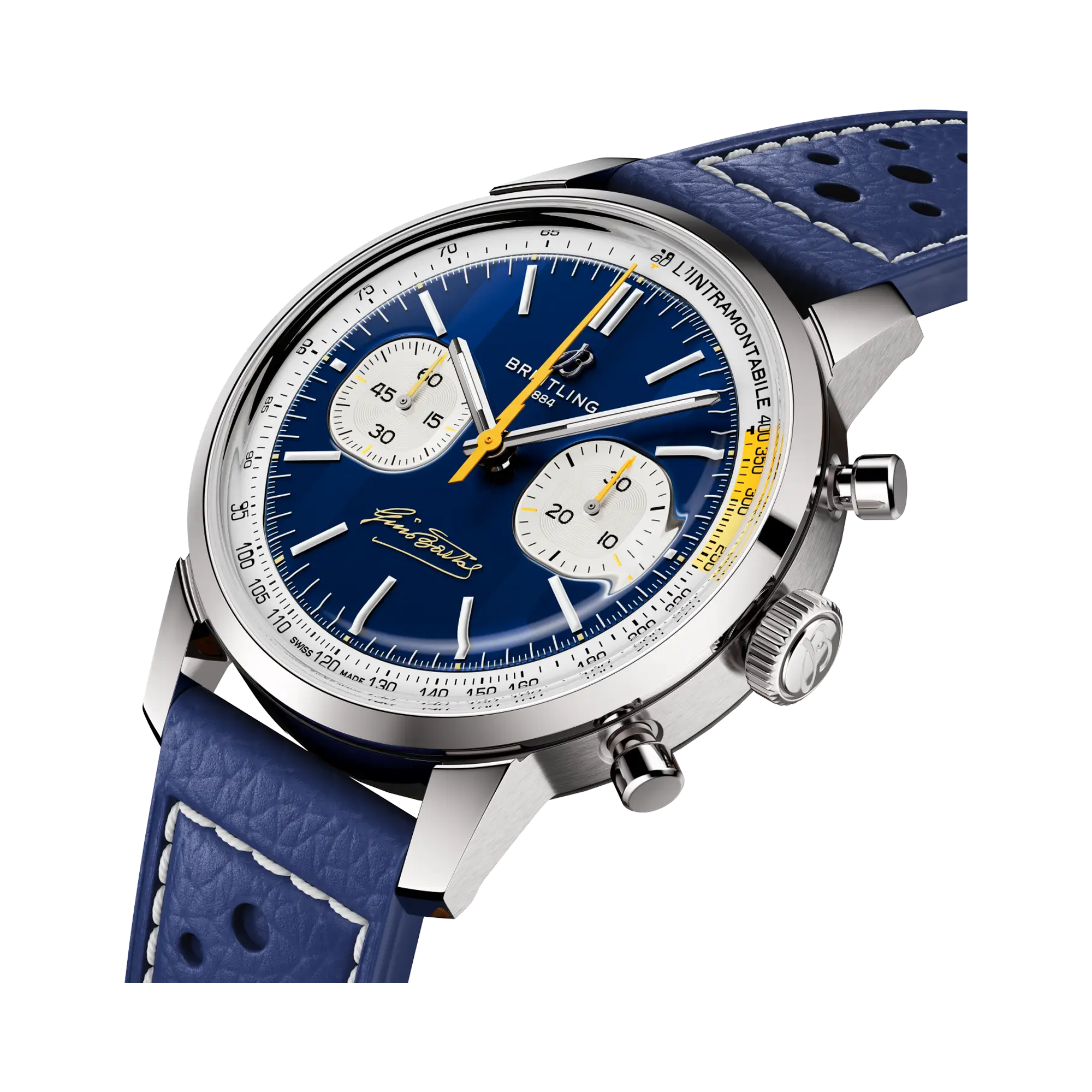 Breitling Top Time B01 41 Bartali 41mm, Blue Dial, Baton Numerals_2