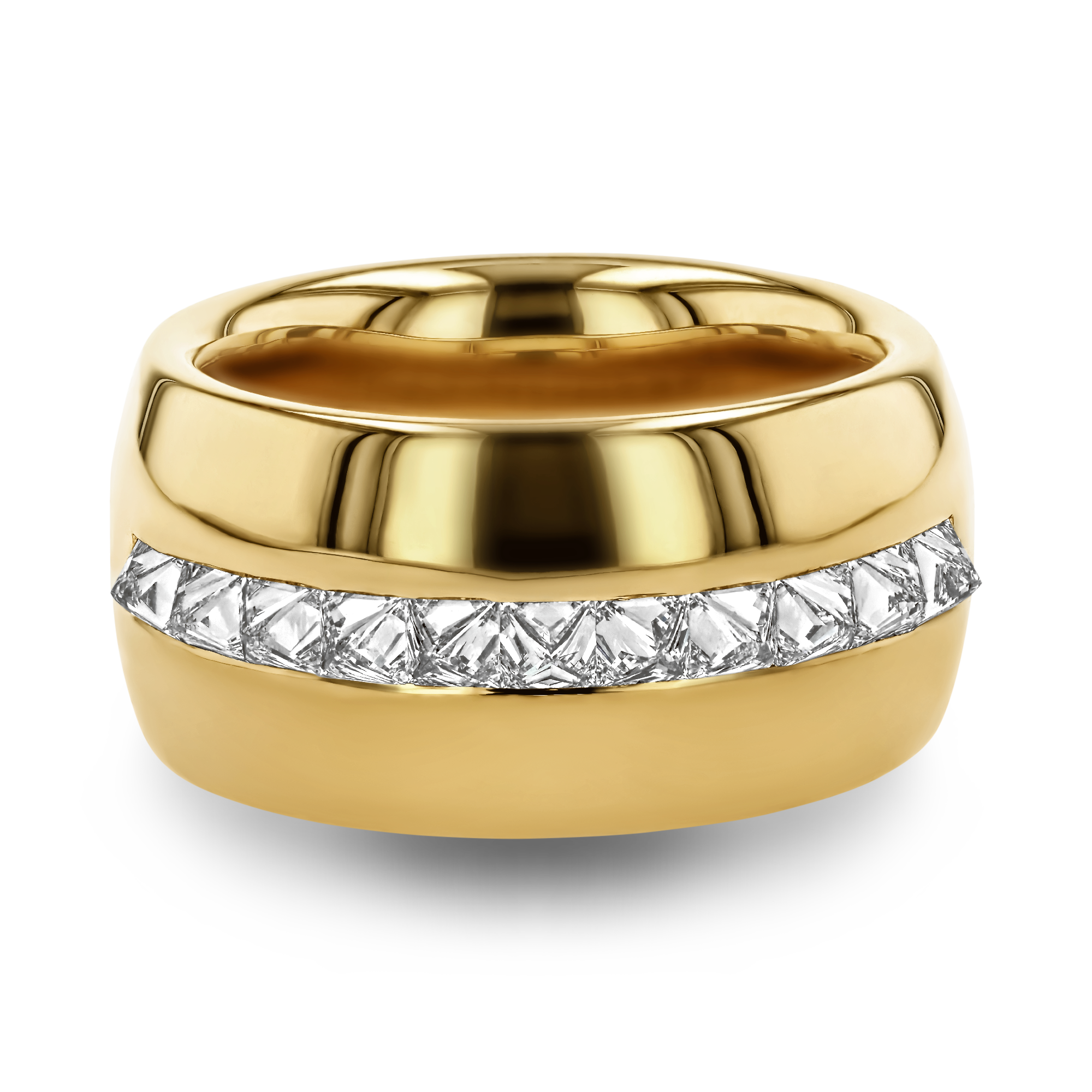 Rockchic Diamond Ring Princess Cut, Channel Set_2
