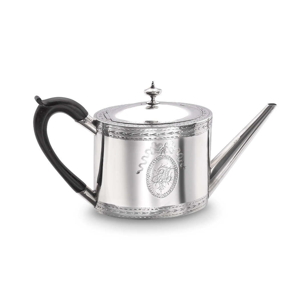 Silver George III Tea Pot Hallmarked London_1